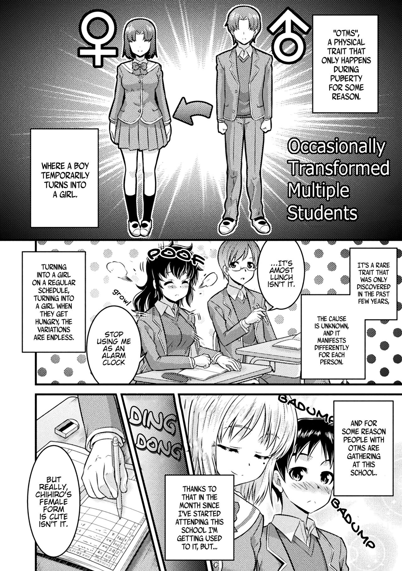 [Kaneko Naoya] Ch. 1 Osananajimi wa Hybrid (TS gakuen no nichijo 1) [English] [Digital] image number 3