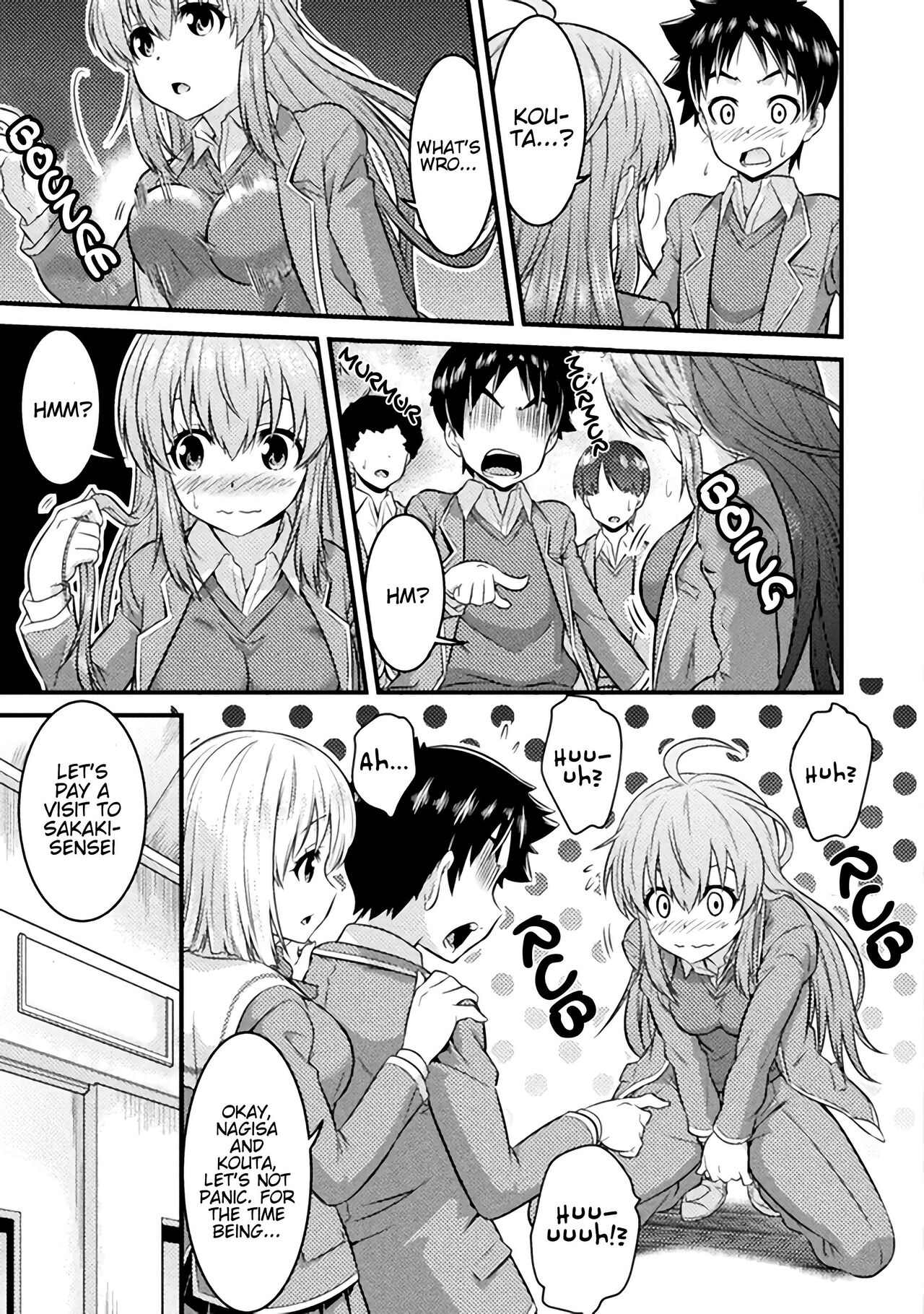 [Kaneko Naoya] Ch. 1 Osananajimi wa Hybrid (TS gakuen no nichijo 1) [English] [Digital] image number 10