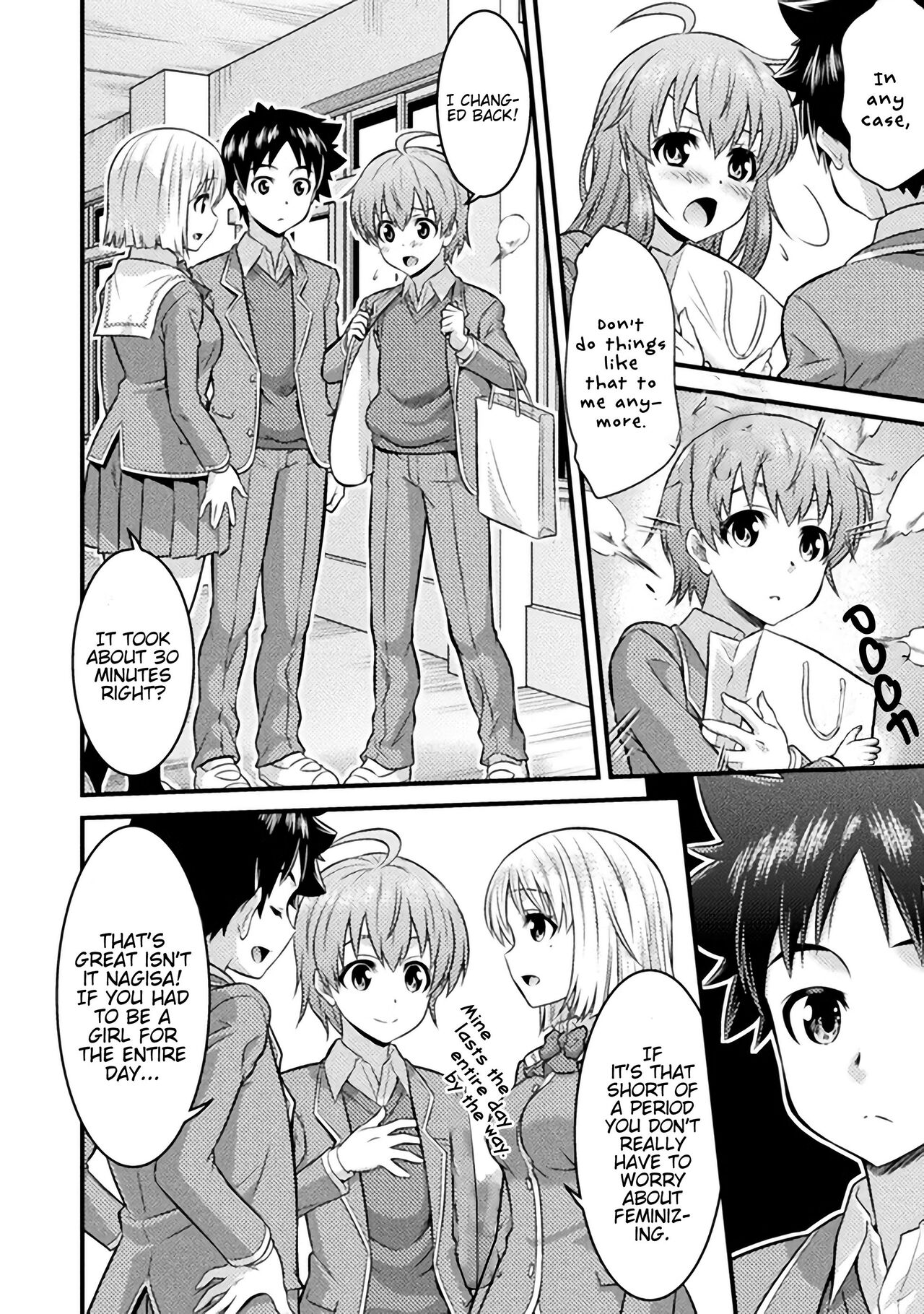 [Kaneko Naoya] Ch. 1 Osananajimi wa Hybrid (TS gakuen no nichijo 1) [English] [Digital] image number 13