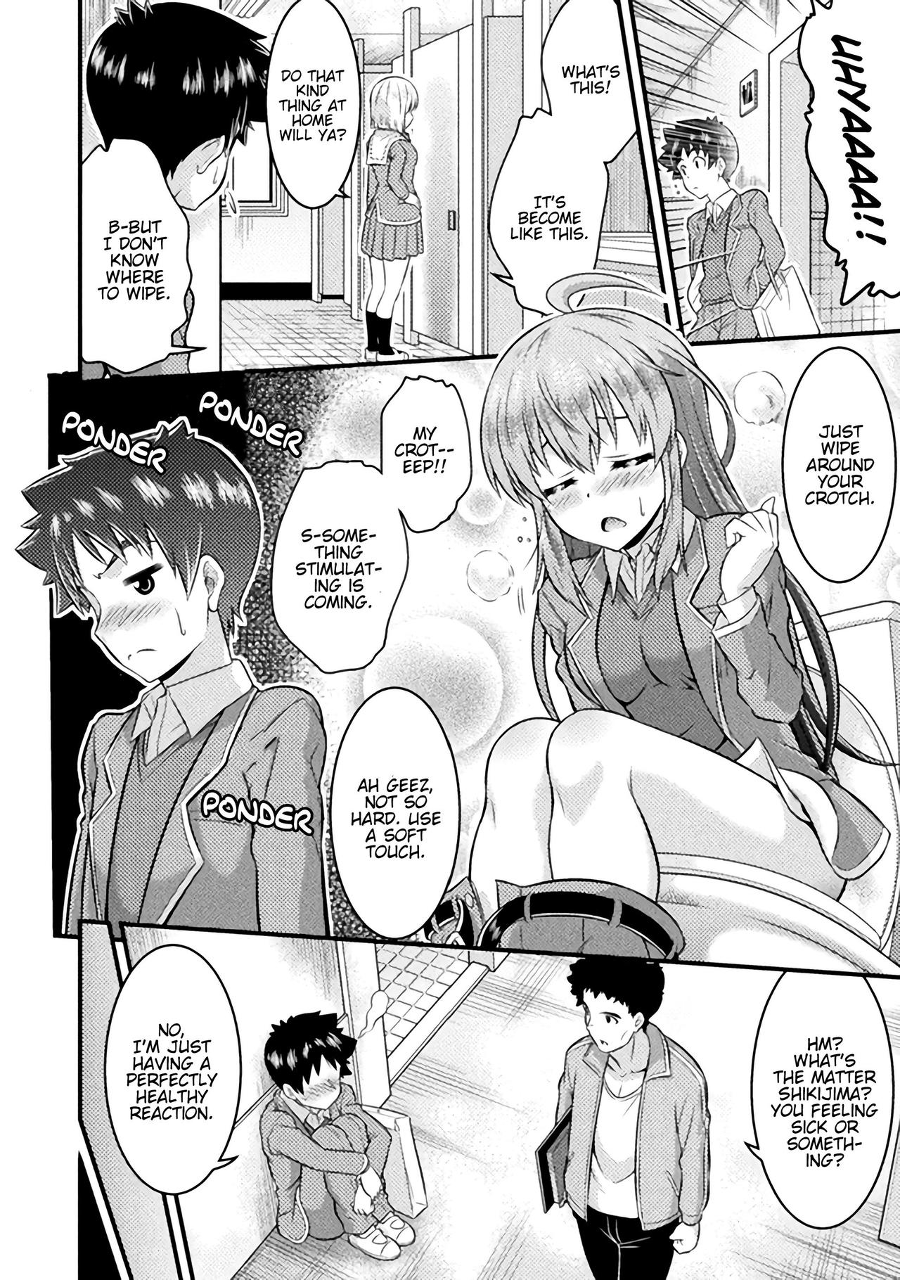 [Kaneko Naoya] Ch. 1 Osananajimi wa Hybrid (TS gakuen no nichijo 1) [English] [Digital] image number 17