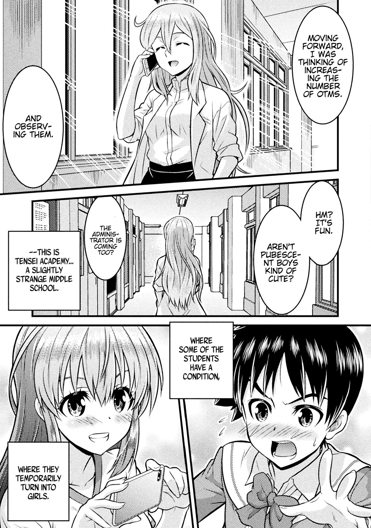 [Kaneko Naoya] Ch. 1 Osananajimi wa Hybrid (TS gakuen no nichijo 1) [English] [Digital] image number 31