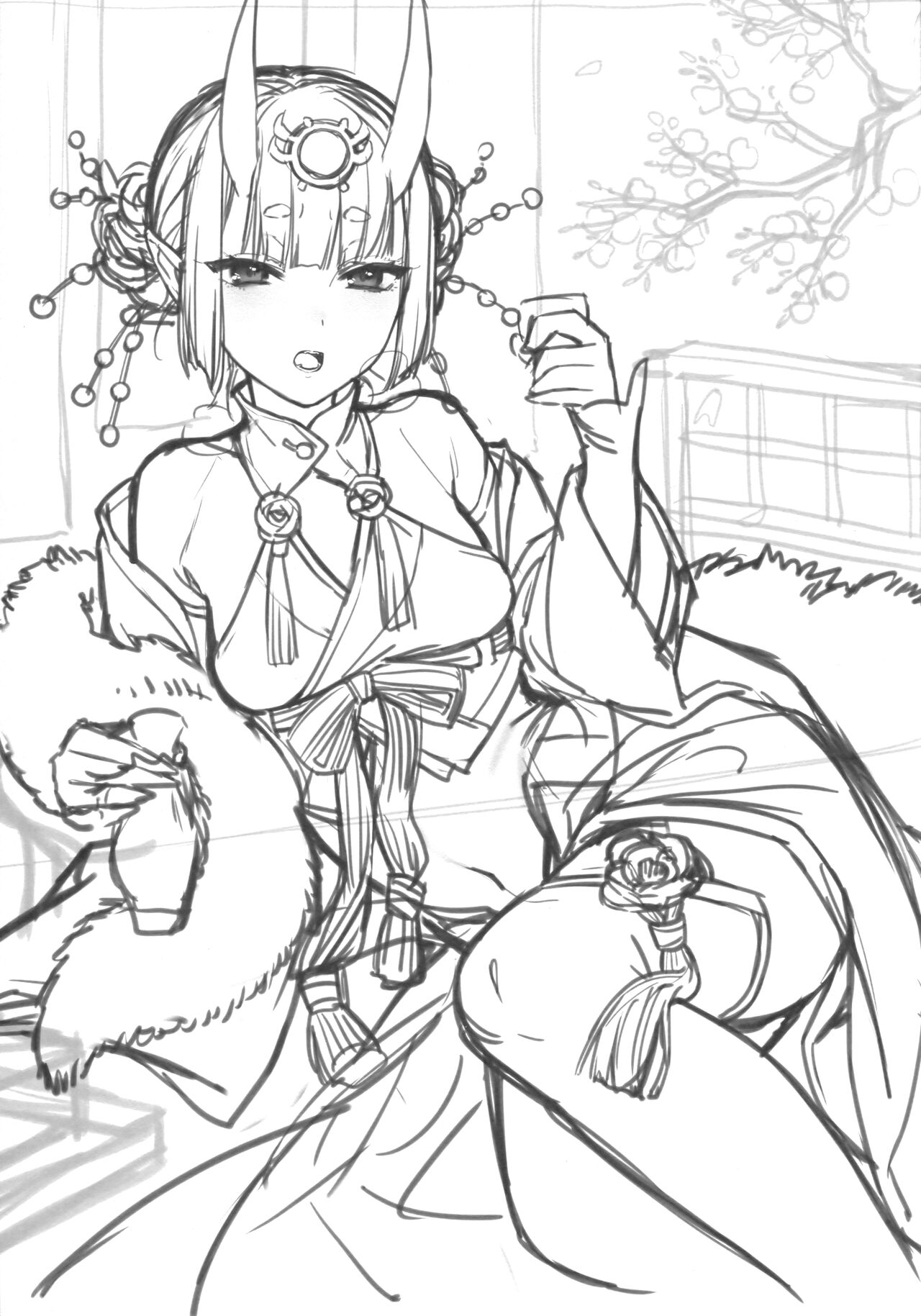 (C97) [Junjou Harinezumi (Kaguyuzu)] Shuten-chan wa Monotarinai - Shuten Douji is not enough (Fate/Grand Order) Bildnummer 17