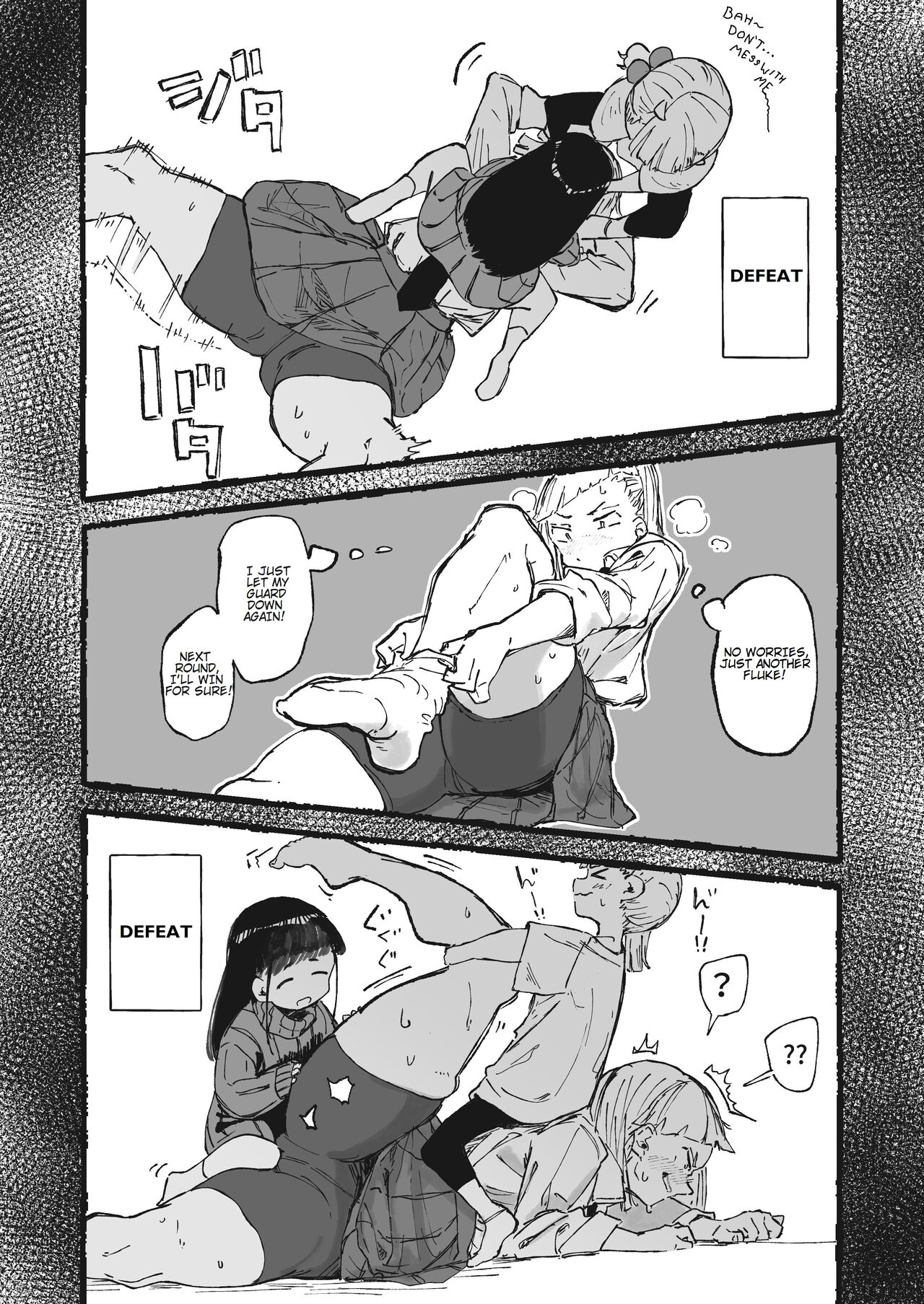 [Boukoku Daitouryou] Ashi no Futosa ni wa Jishin ga Atta Ane | My older sister is confident in the strength of her legs [English] [Apasmara] 画像番号 4