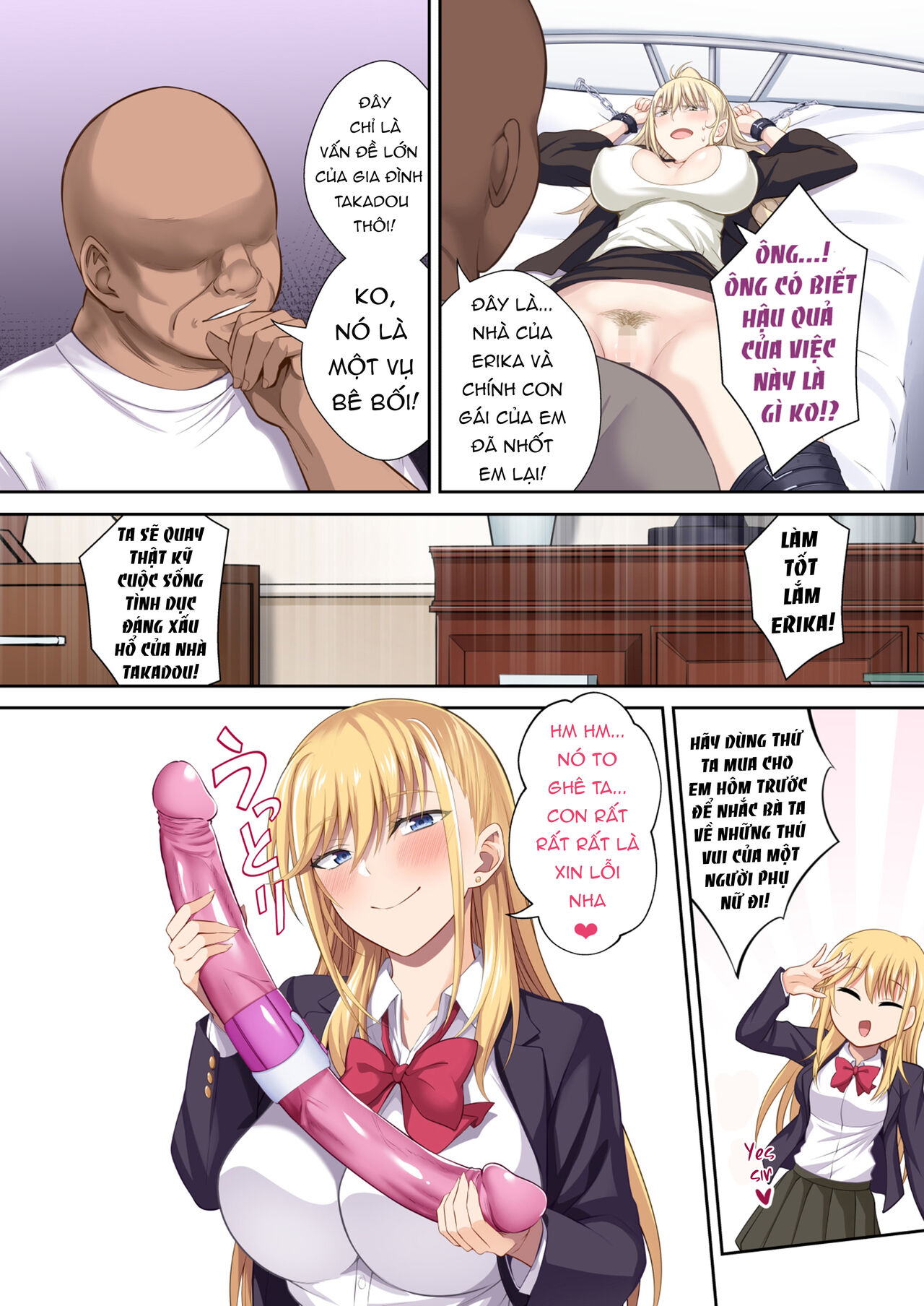 [Ijimaya (Ijima Yuu)] Gakuenchou Koudou Mariya o Chinpo Cleaner Nigou ni Otosu (Jo) [Vietnamese Tiếng Việt] [Digital] изображение № 26