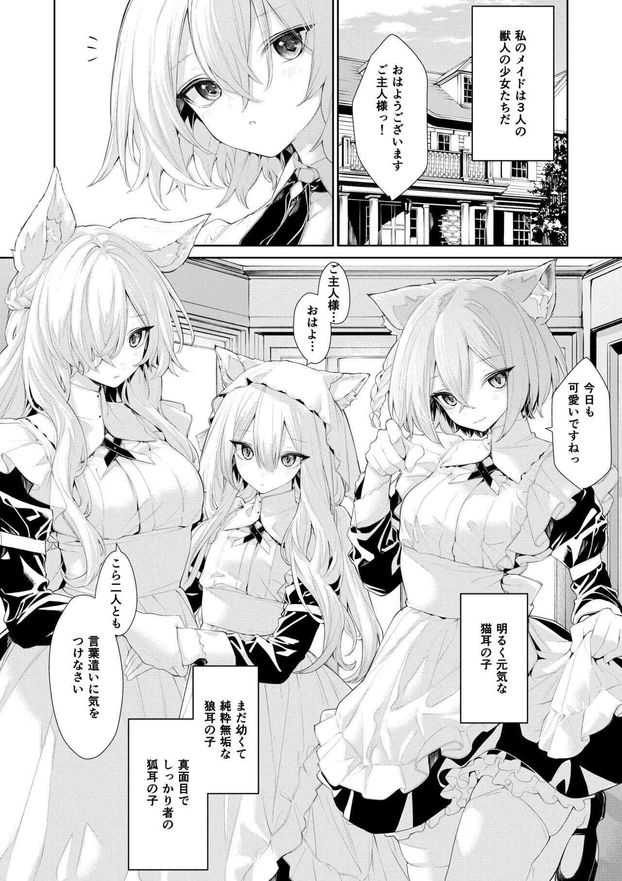 [Zanka] Kemonomimi Maid-san-tachi to Ojou-sama 图片编号 1