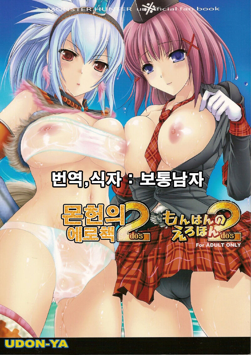 (C72) [UDON-YA (Kizuki Aruchu, ZAN)] Monhan no Erohon 2 dos | 몬헌의 애로책 2 (Monster Hunter) [Korean] [보통남자] première image