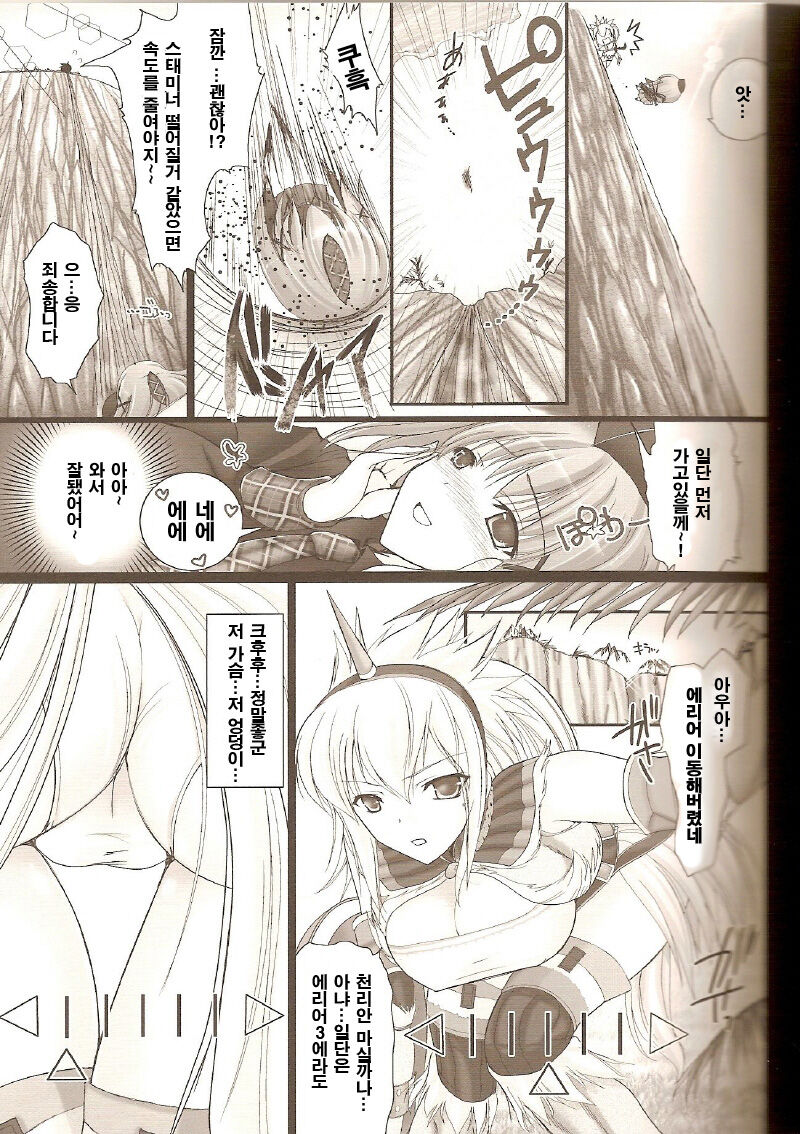 (C72) [UDON-YA (Kizuki Aruchu, ZAN)] Monhan no Erohon 2 dos | 몬헌의 애로책 2 (Monster Hunter) [Korean] [보통남자] 9eme image