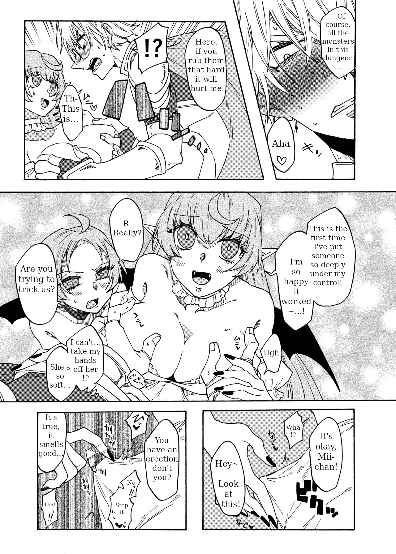 [Akaaka Ranman (Gumi Kurage)] Saikyou Yuusha ga Zako Succubus Shimai no Seieki Server ni naru Hanashi! ENG 画像番号 8