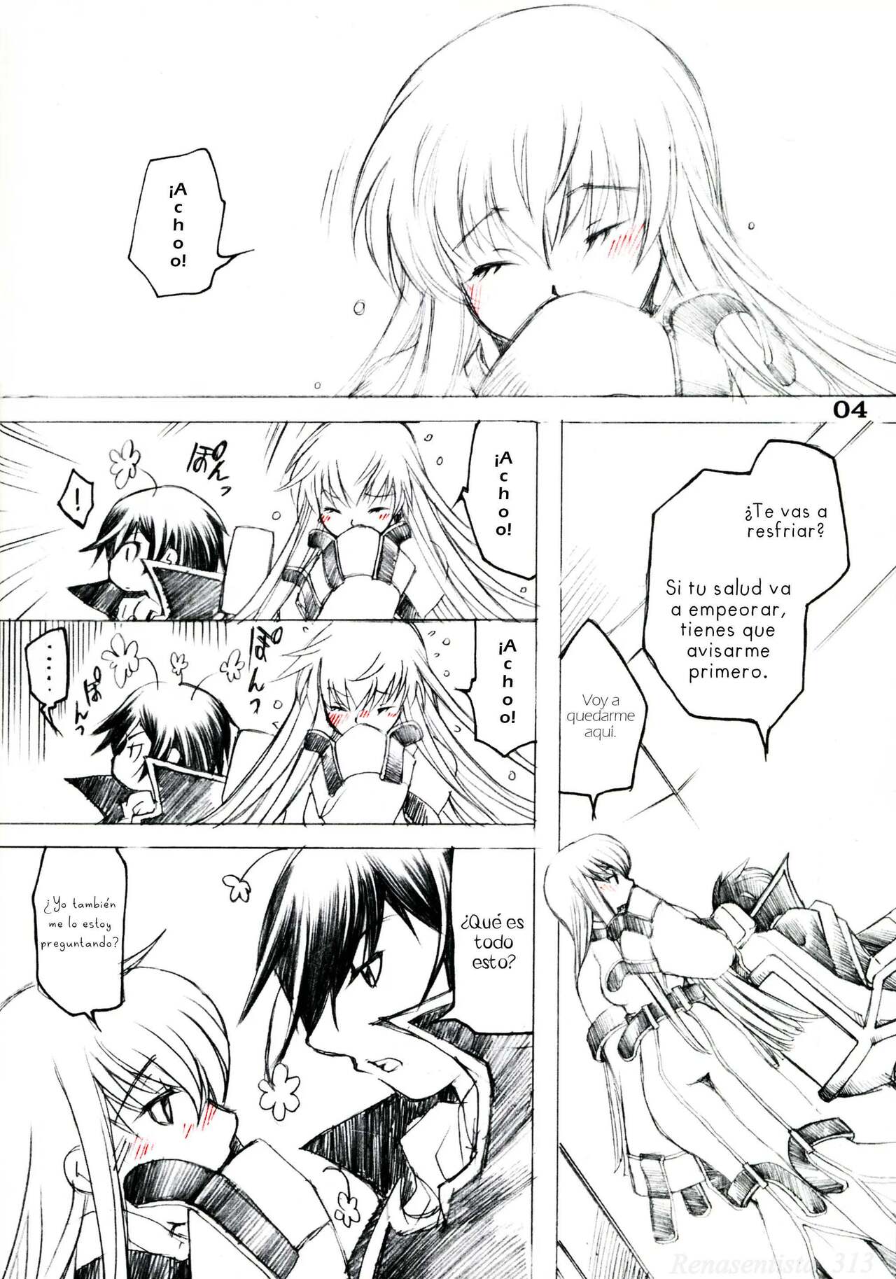 (C72) [FANGS (Higashimidou Hisagi)] Futanari Kallen x Kyonyuu Milly (Code Geass: Lelouch of the Rebellion) [Spanish] [Renasentista_313] numero di immagine  4