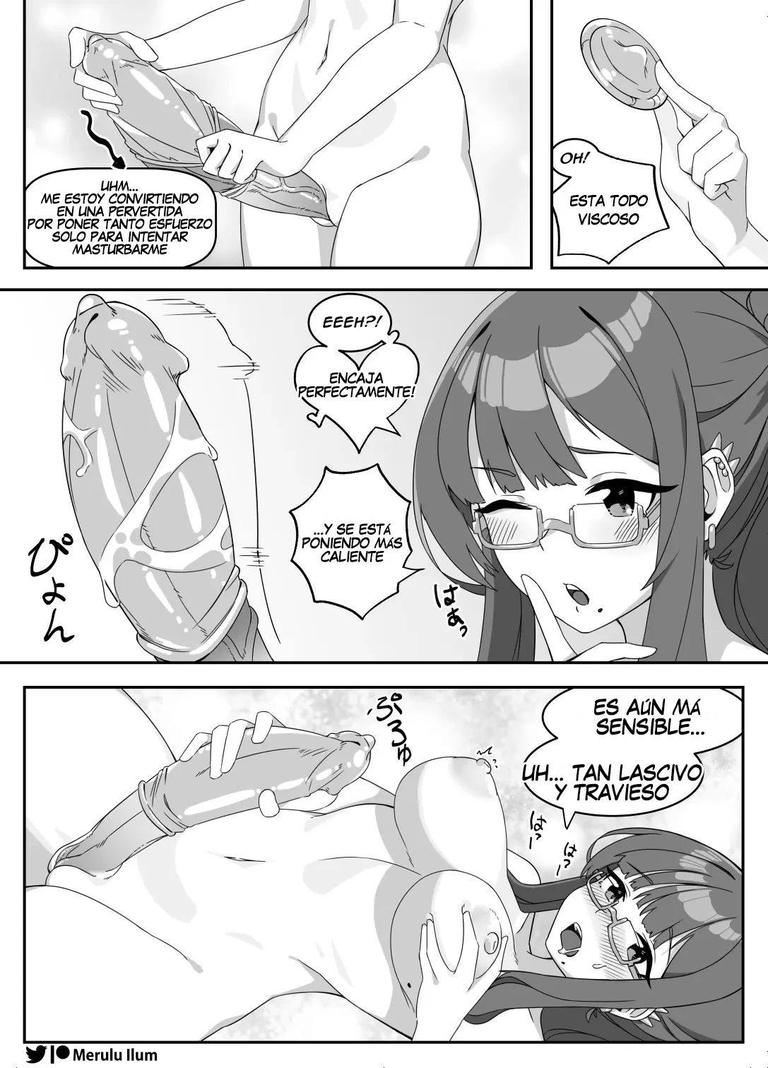 [Merulu Ilum] Masturbation with a Giant Dick, Let's have fun [Spanish] [Valravn] 画像番号 8