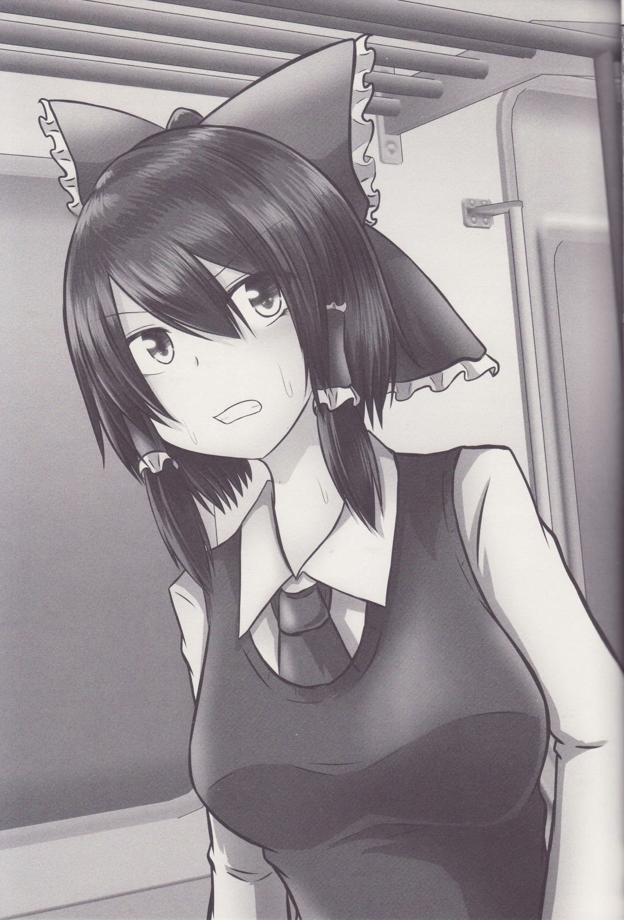 (C96) [Ironeko Pencil (Iroen)] Joshi Kousei Reimu Chikan Densha Higai (Touhou Project) numero di immagine  4