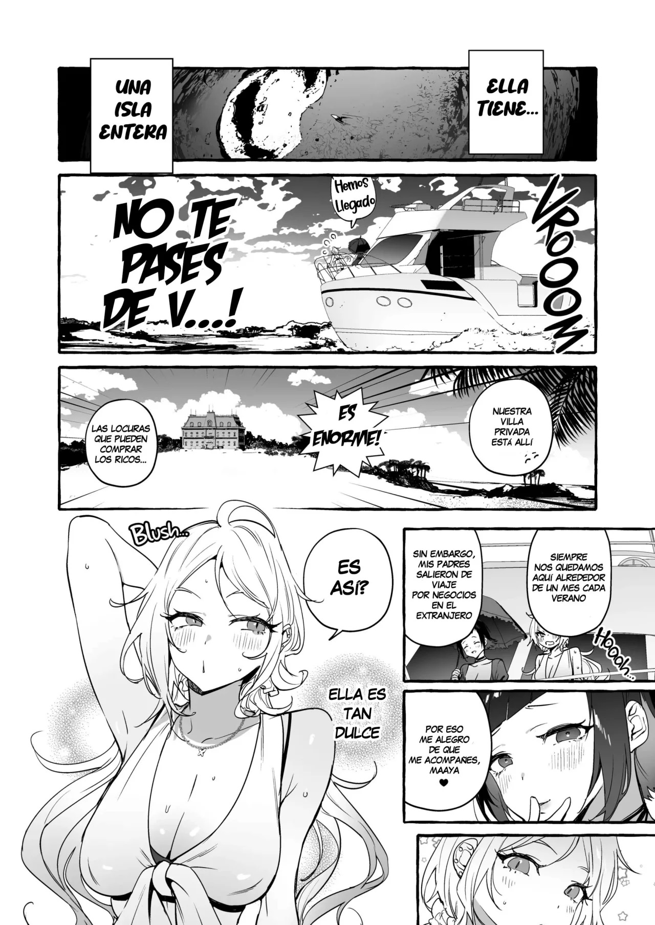 [Hibon (Itami)] Futanari-san to Nonke-san Vacance Hen | Straight Girl Meets Futa: Vacation Arc [Spanish] [Valravn] [Decensored] [Digital] imagen número 3