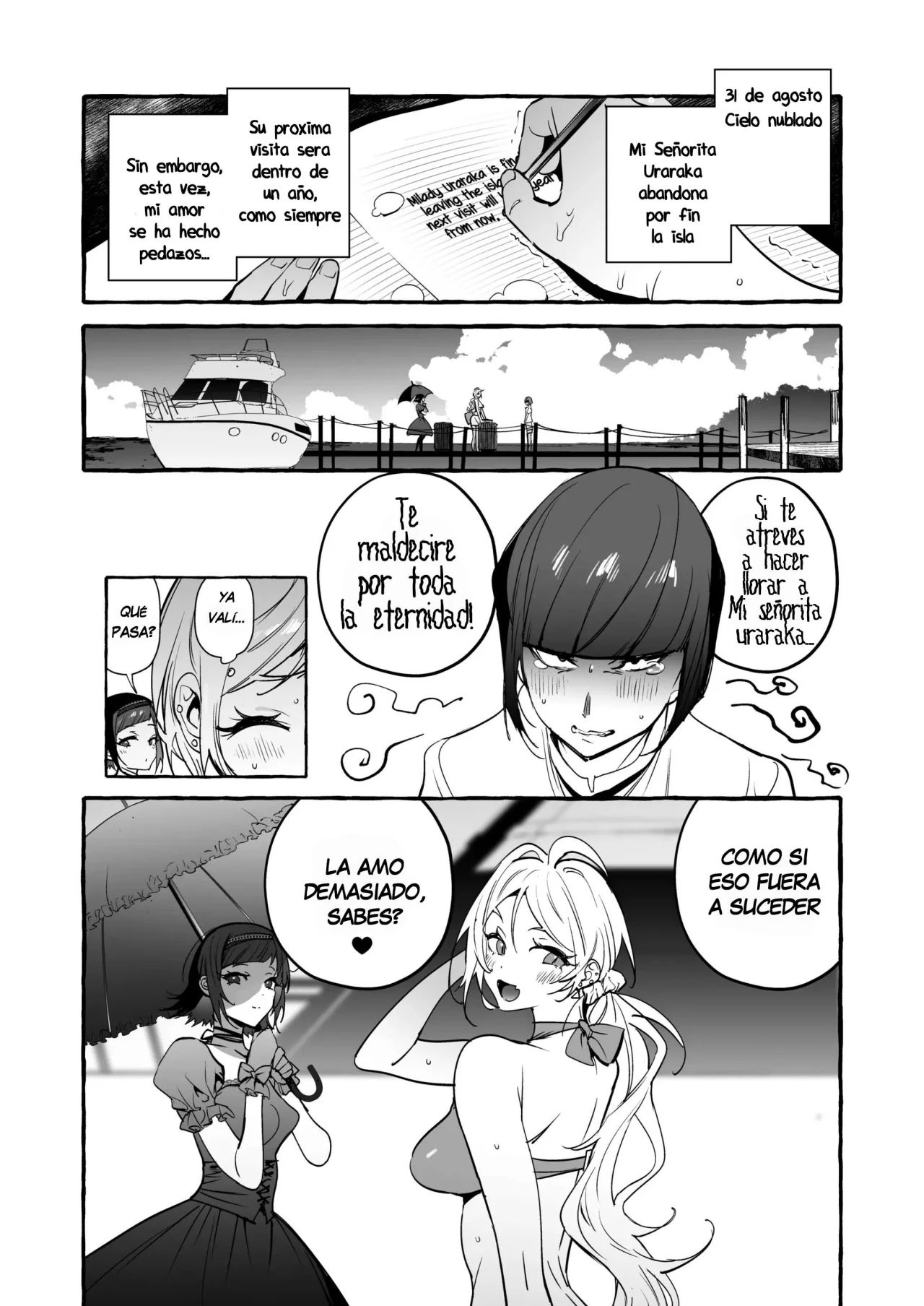 [Hibon (Itami)] Futanari-san to Nonke-san Vacance Hen [Spanish] [Valravn] [Digital] imagen número 35