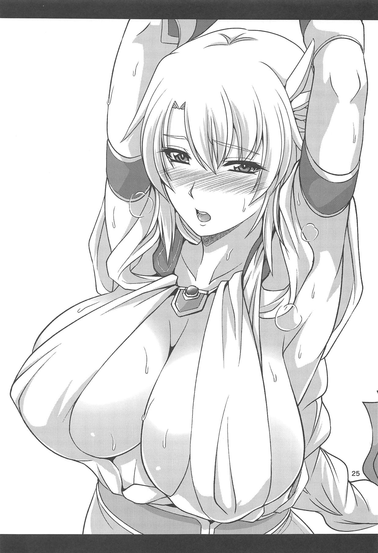 (C93) [ZviZva-Dan (Forester)] Ostrheinsburg Seijo Hitozuma Saiin Kyonyuu Massage (SoulCalibur) [Chinese] [如月響子汉化组] 画像番号 25