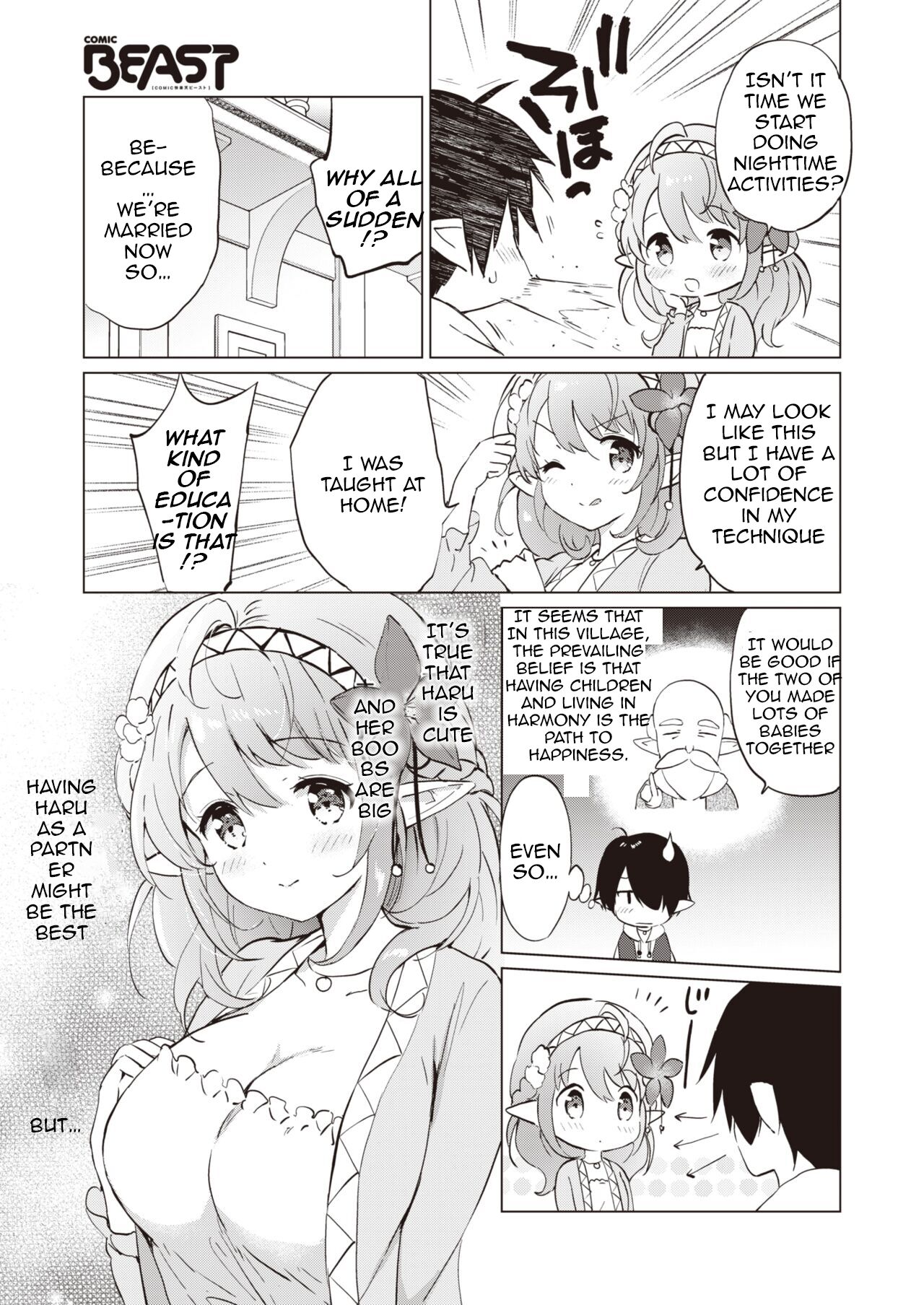 [Tsukako] Elf Yome no Iru Kurashi - Living with an elf bride (COMIC Kairakuten BEAST 2022-09) [English] [Mugamuchuu] [Digital] image number 6