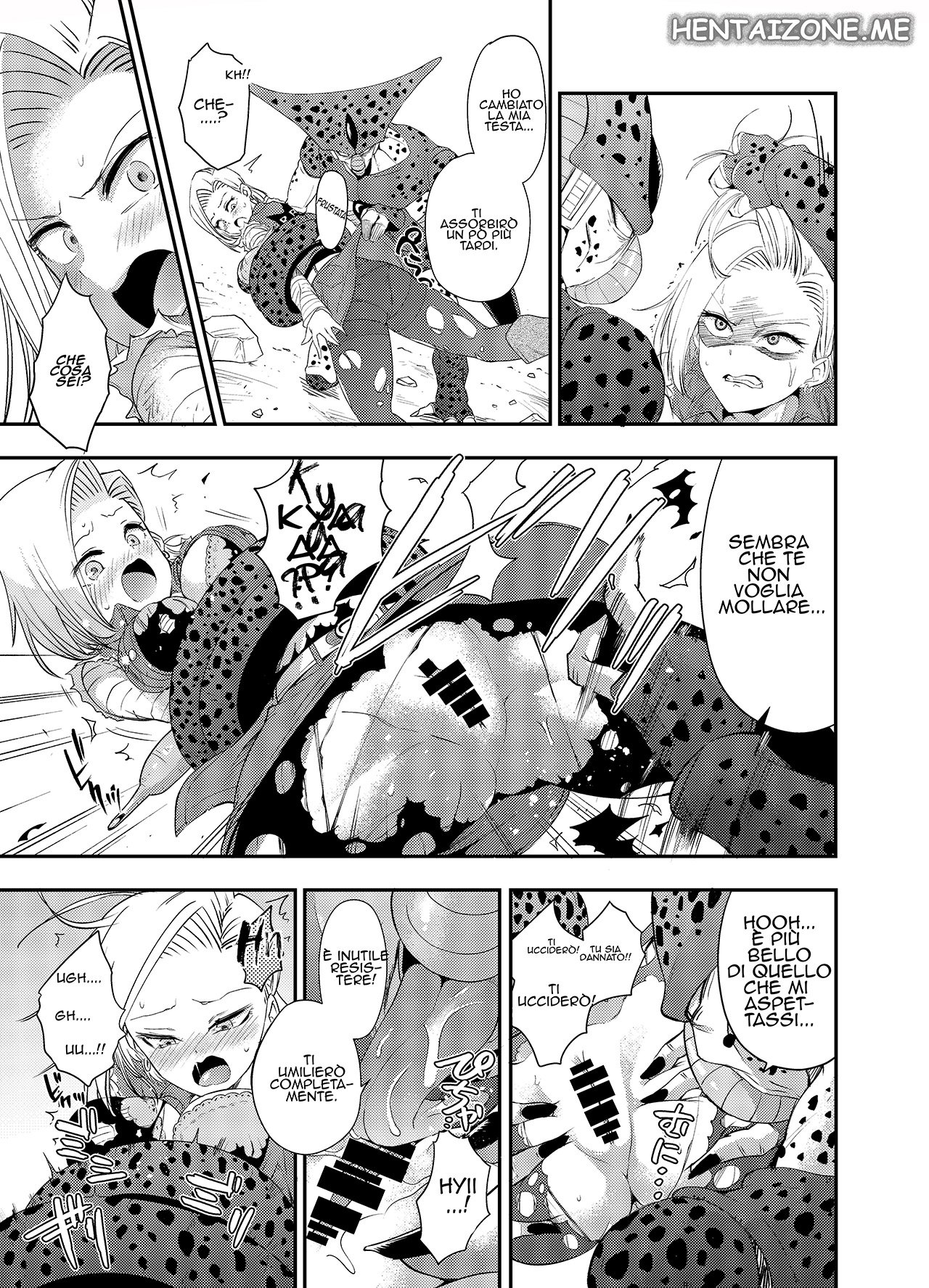 Ameiro Biscuit (Susuanpan)] Cell no Esa ~Mirai Hen~ | Cell Vs C18 (Dragon Ball Z) [Italian] [Digital] 6eme image