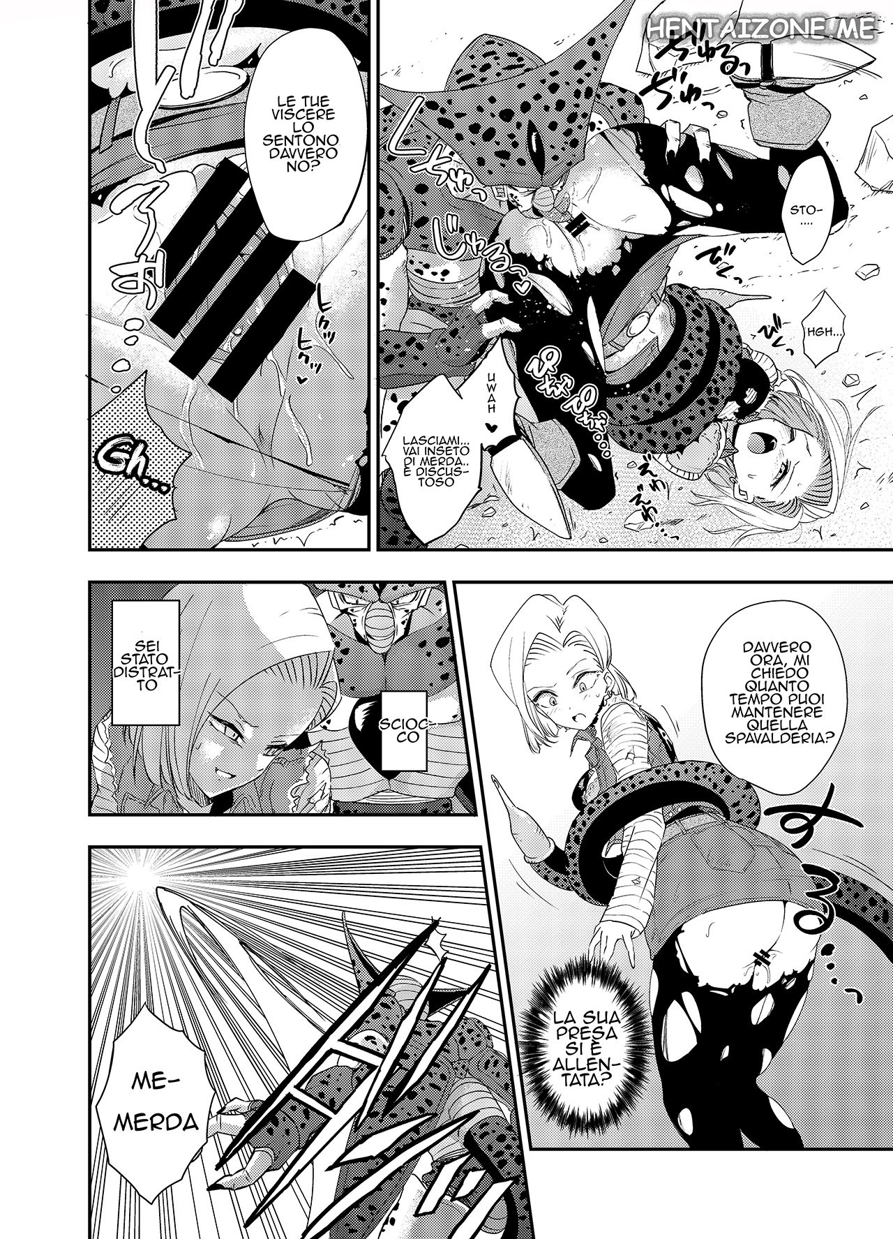 Ameiro Biscuit (Susuanpan)] Cell no Esa ~Mirai Hen~ | Cell Vs C18 (Dragon Ball Z) [Italian] [Digital] 7eme image