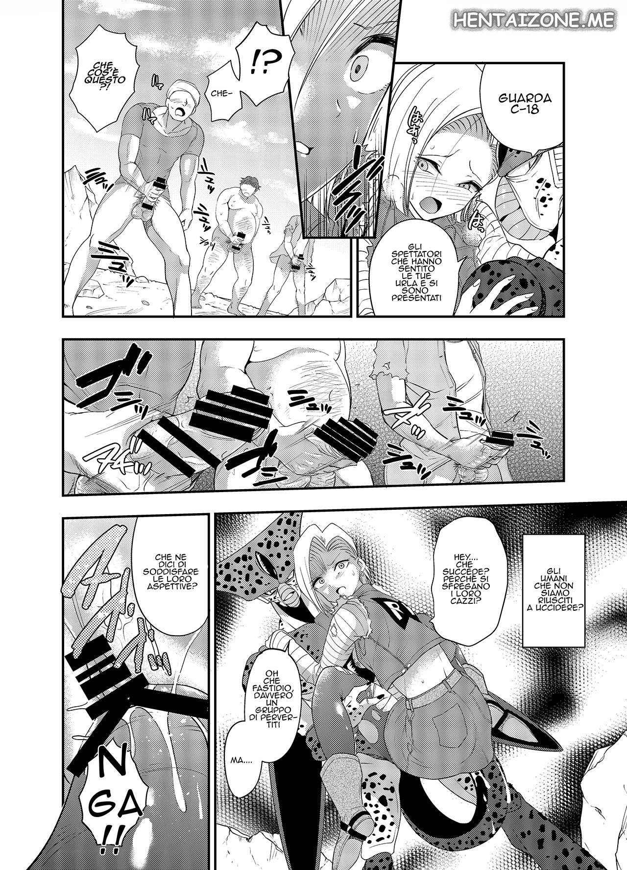 Ameiro Biscuit (Susuanpan)] Cell no Esa ~Mirai Hen~ | Cell Vs C18 (Dragon Ball Z) [Italian] [Digital] 13eme image