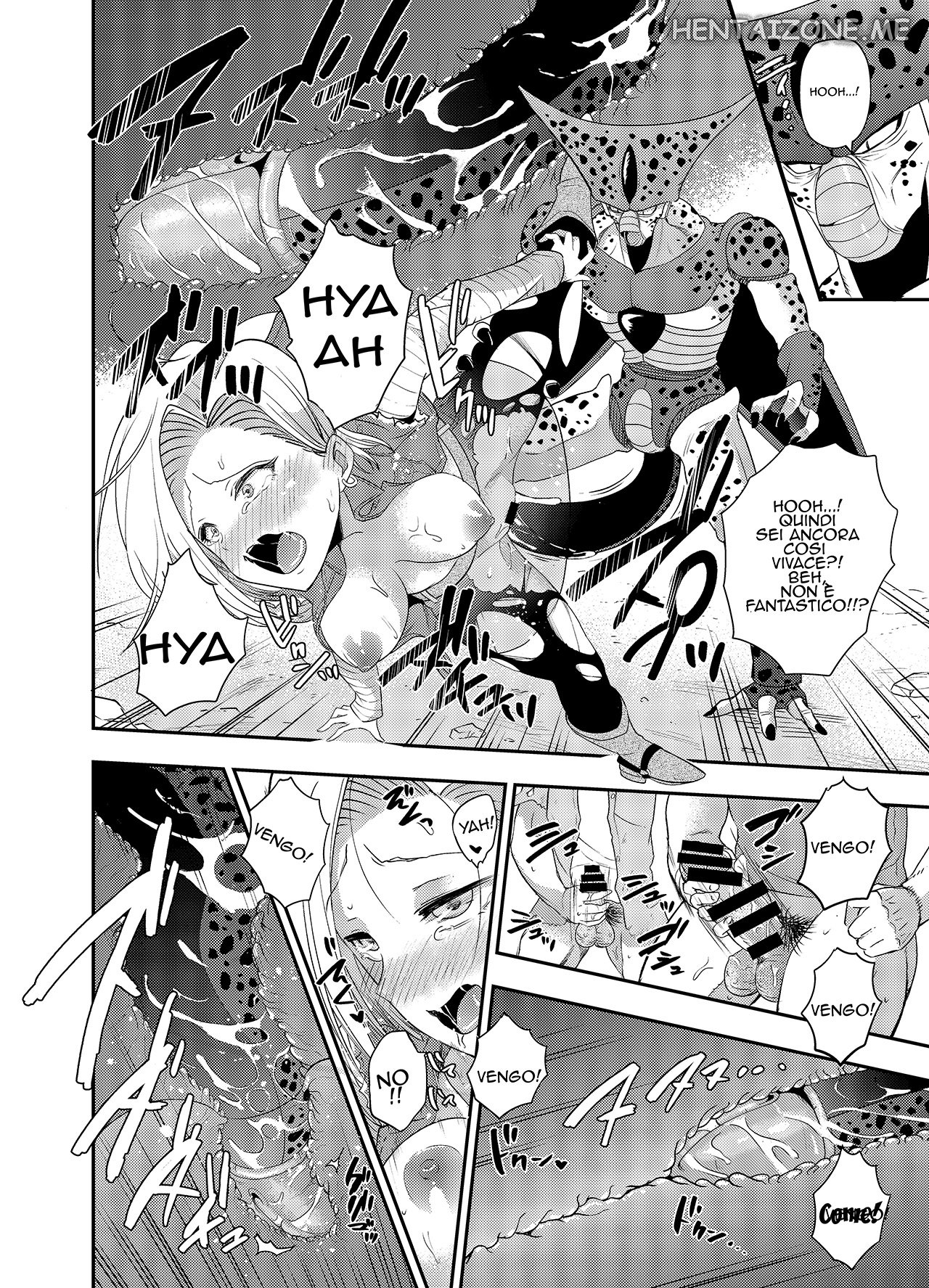 Ameiro Biscuit (Susuanpan)] Cell no Esa ~Mirai Hen~ | Cell Vs C18 (Dragon Ball Z) [Italian] [Digital] 15eme image