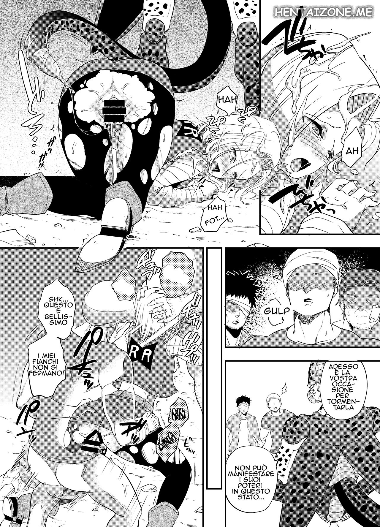 Ameiro Biscuit (Susuanpan)] Cell no Esa ~Mirai Hen~ | Cell Vs C18 (Dragon Ball Z) [Italian] [Digital] 17eme image