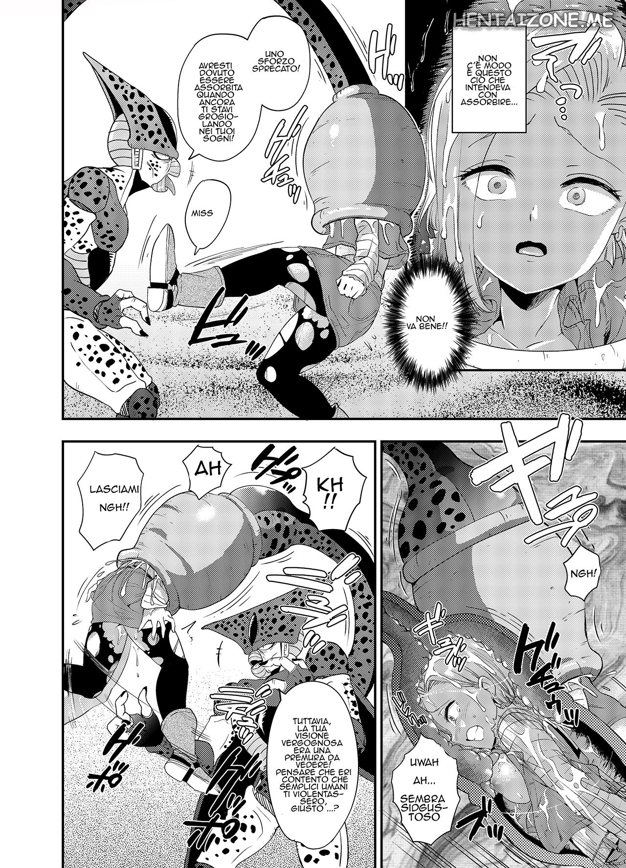 Ameiro Biscuit (Susuanpan)] Cell no Esa ~Mirai Hen~ | Cell Vs C18 (Dragon Ball Z) [Italian] [Digital] 21eme image