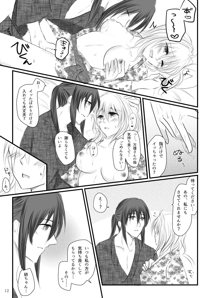 [qualia (Chiroru)] Banri-san to Tsumu-chan no Shippori Yukemuri Futari Tabi (IDOLiSH7) [Digital] 이미지 번호 10