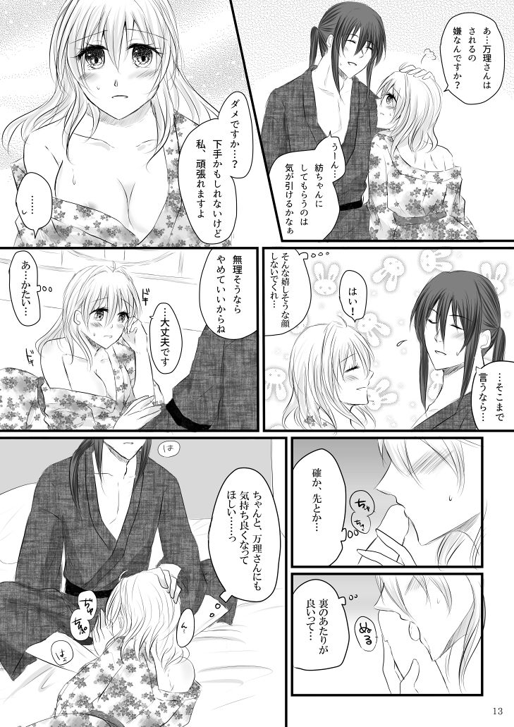 [qualia (Chiroru)] Banri-san to Tsumu-chan no Shippori Yukemuri Futari Tabi (IDOLiSH7) [Digital] 11eme image