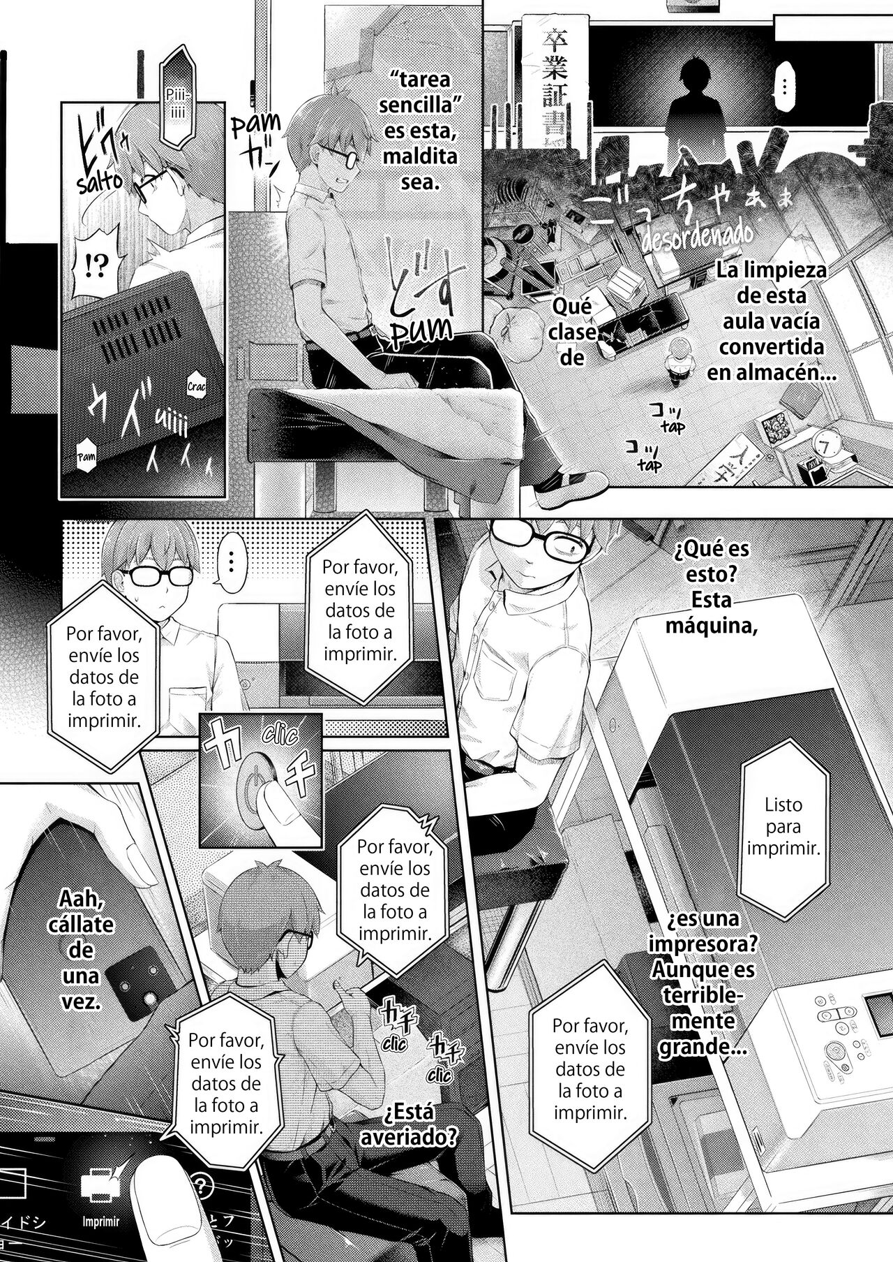 [Taniguchi-san] Houkago no Kyouzou Kaii Ch. 1 | Doppelganger después de clases cap. 1 (COMIC Unreal 2023-04 Vol. 102) [Spanish] [Hentai TSF] [Digital] imagen número 2