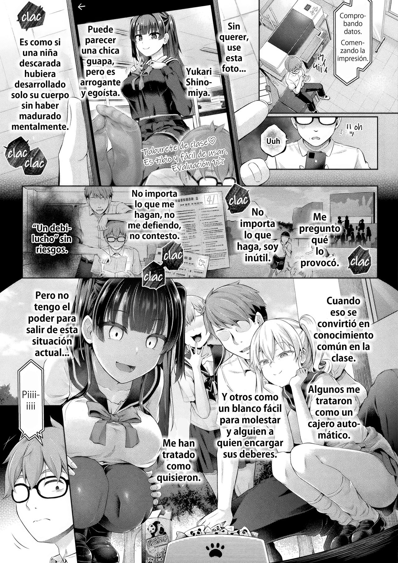 [Taniguchi-san] Houkago no Kyouzou Kaii Ch. 1 | Doppelganger después de clases cap. 1 (COMIC Unreal 2023-04 Vol. 102) [Spanish] [Hentai TSF] [Digital] imagen número 3
