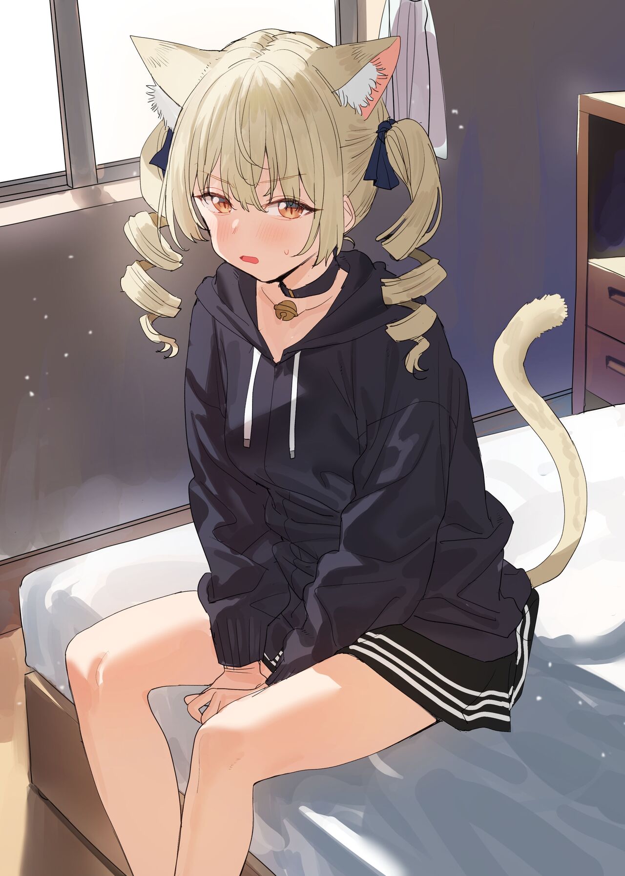 [すばち] オリねこちゃんのおまけえっち漫画 изображение № 1