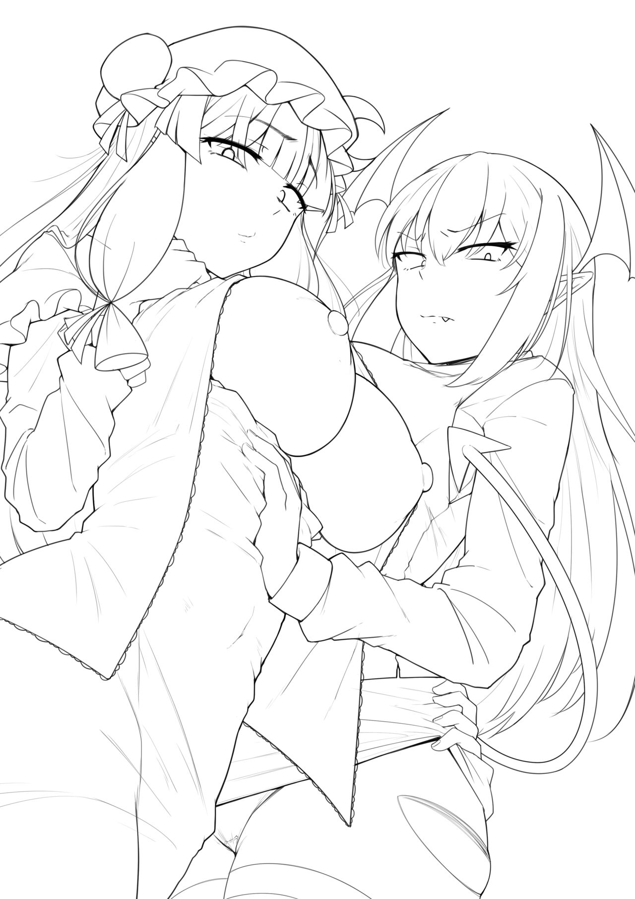 [Jikahatsudensho (flanvia)] Ana to Muttsuri Dosukebe Daitoshokan 5 | 구멍과 무뚝뚝한 개변태 대도서관 5 (Touhou Project) 2eme image