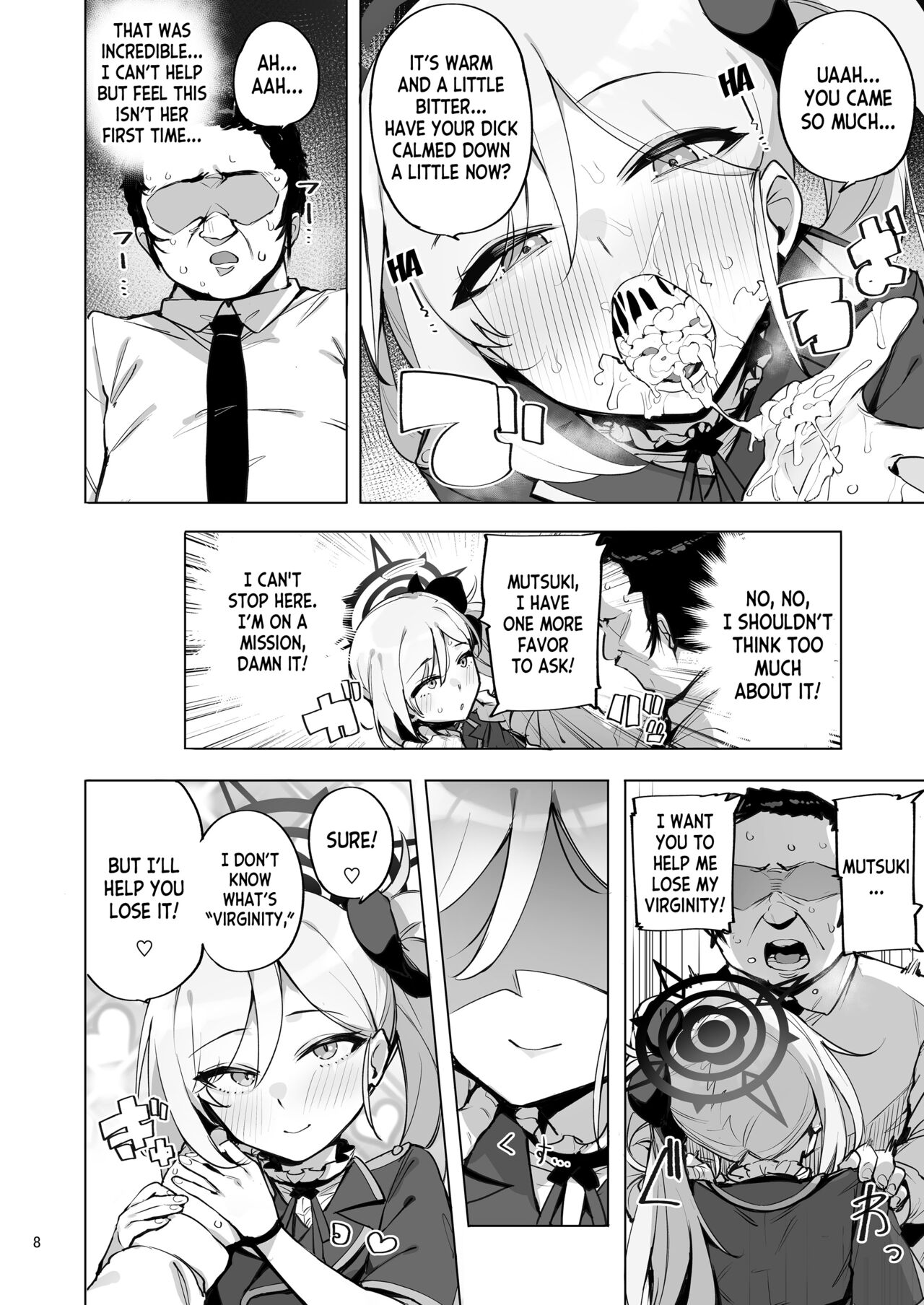 [wakamaker (wakamesan)] mutsuki de doutei sutetai (Blue Archive) [English] [desudesu] [Digital] 9eme image