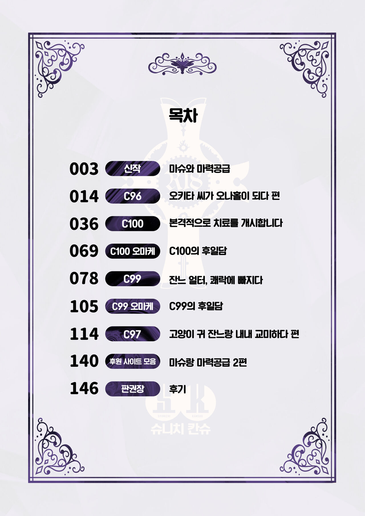 [Syunichi Kansuu (Syunichi)] Chaldea Seikatsu Saikou desu -Maryoku Kyoukyu Matome Bon- | 칼데아의 성생활은 최고예요 -마력공급 모음집- (Fate/Grand Order) [Korean] [Team Edge] [Digital] [Incomplete] 3eme image