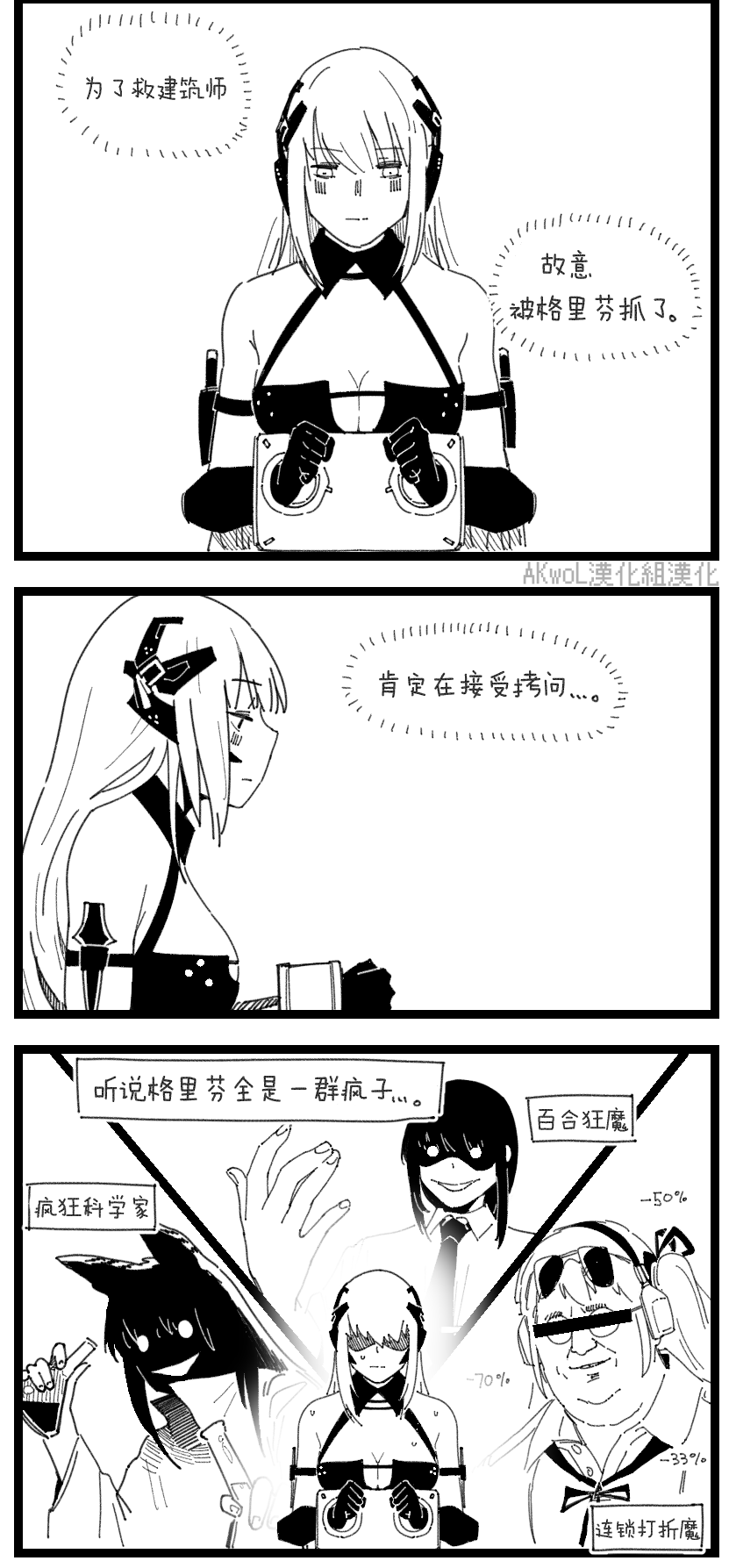 [HUQU] Archi-Gager part 1-2 (Girls Frontline) [Chinese] [Decensored] [AKwoL烤肉组] 画像番号 1