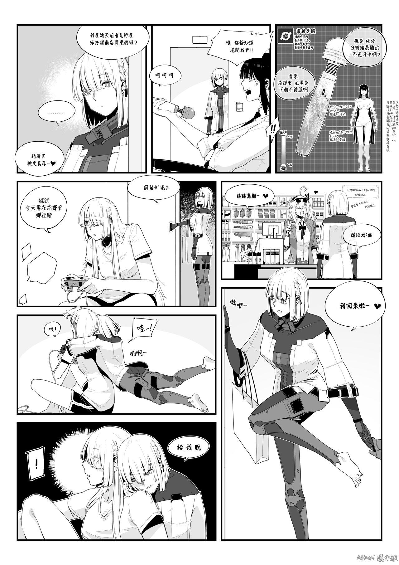 [HUQU] Crazy Dog Master 2 (Girls Frontline) [Chinese] [Decensored] [AKwoL烤肉组] 画像番号 2