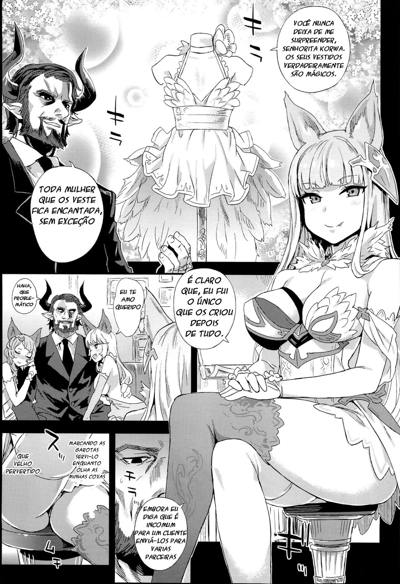 (C90) [Fatalpulse (Asanagi)] VictimGirls 21 Bokujou: Happy End (Granblue Fantasy) [Portuguese-BR] Bildnummer 2