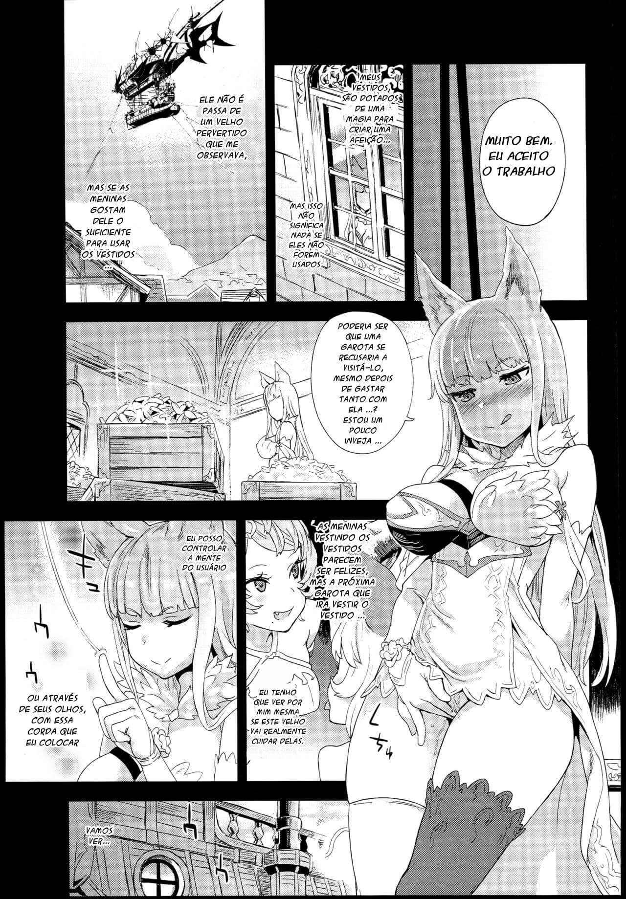 (C90) [Fatalpulse (Asanagi)] VictimGirls 21 Bokujou: Happy End (Granblue Fantasy) [Portuguese-BR] Bildnummer 4