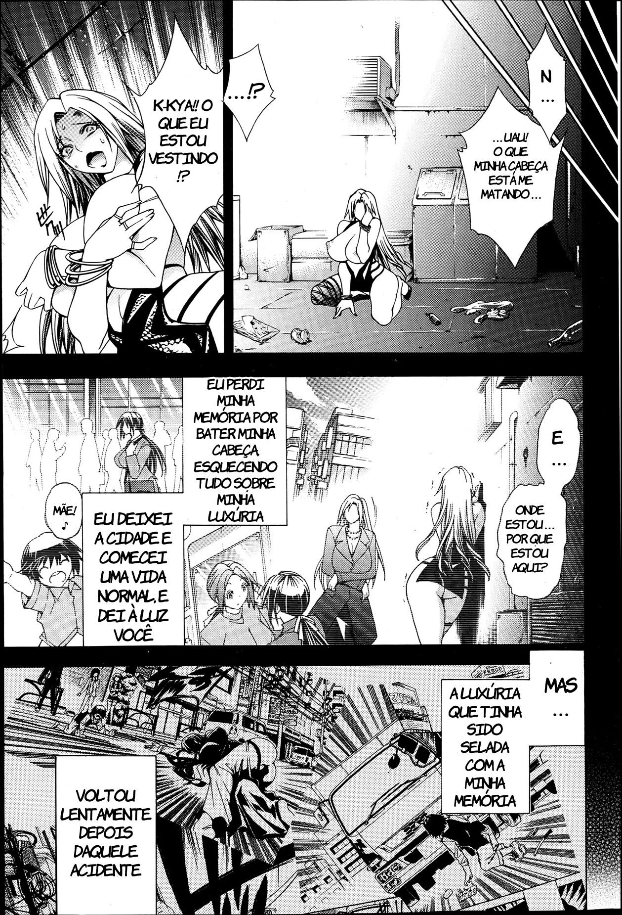 [Aoyama Akira] Kaasan ga Moto Yariman Bitch de Boku no Teisou wo Neratte Iru (COMIC MILF 2013-06) [Portuguese-BR] image number 15