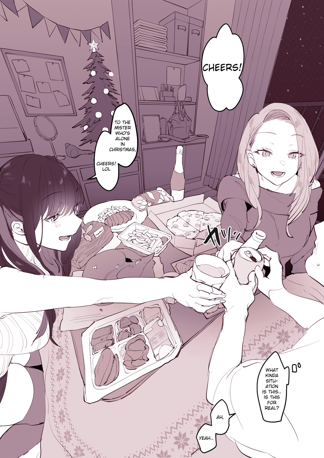 [Poriuretan] Uchinomi Christmas | Drinking at Home on Christmas [English] [flowerswamp] Bildnummer 3