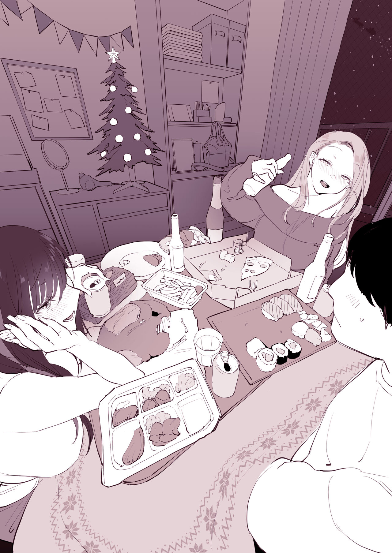[Poriuretan] Uchinomi Christmas | Drinking at Home on Christmas [English] [flowerswamp] Bildnummer 5