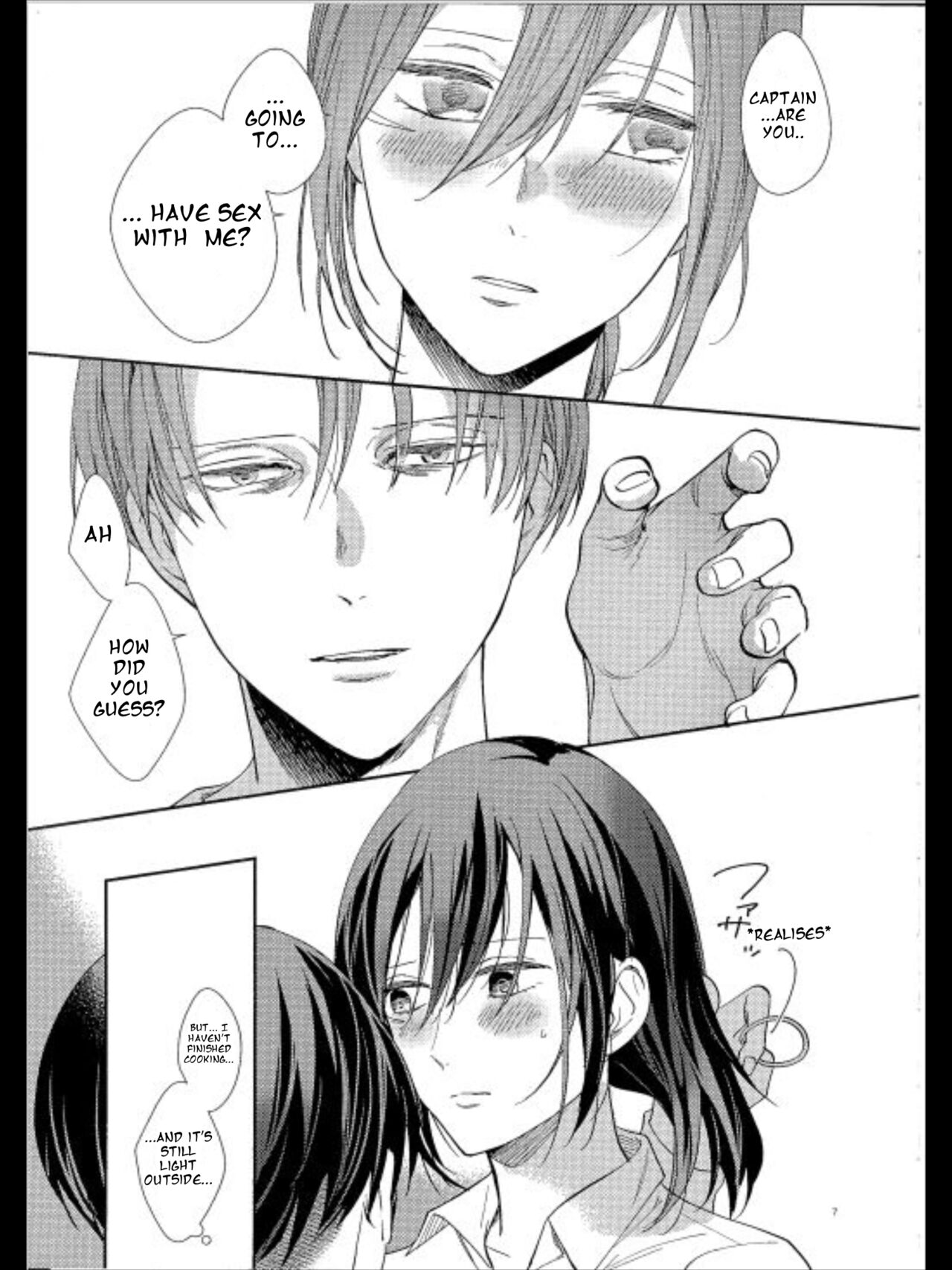 (C95) [Dissonance (Sakuragawa Naa)] Yuugou | Fusion (Shingeki no Kyojin) [English] image number 5