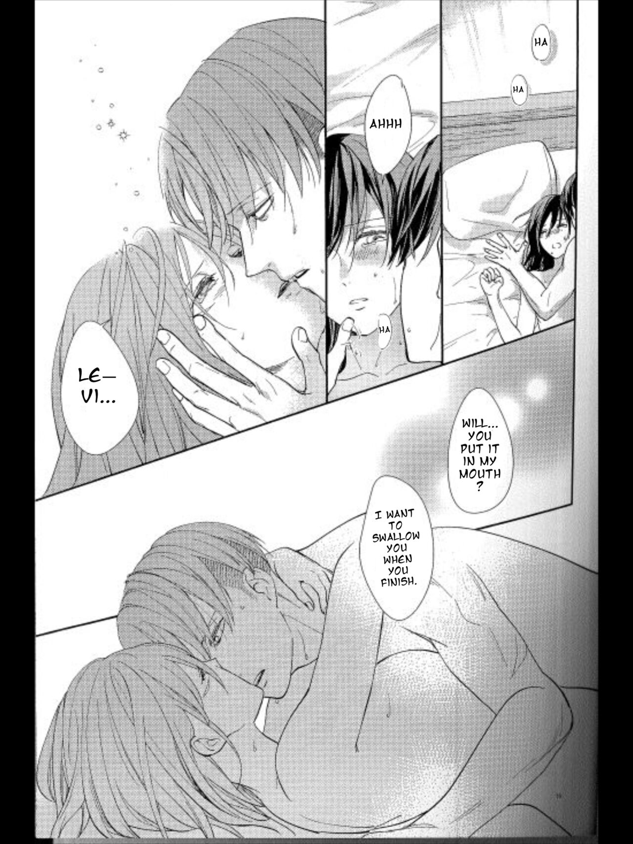 (C95) [Dissonance (Sakuragawa Naa)] Yuugou | Fusion (Shingeki no Kyojin) [English] image number 13