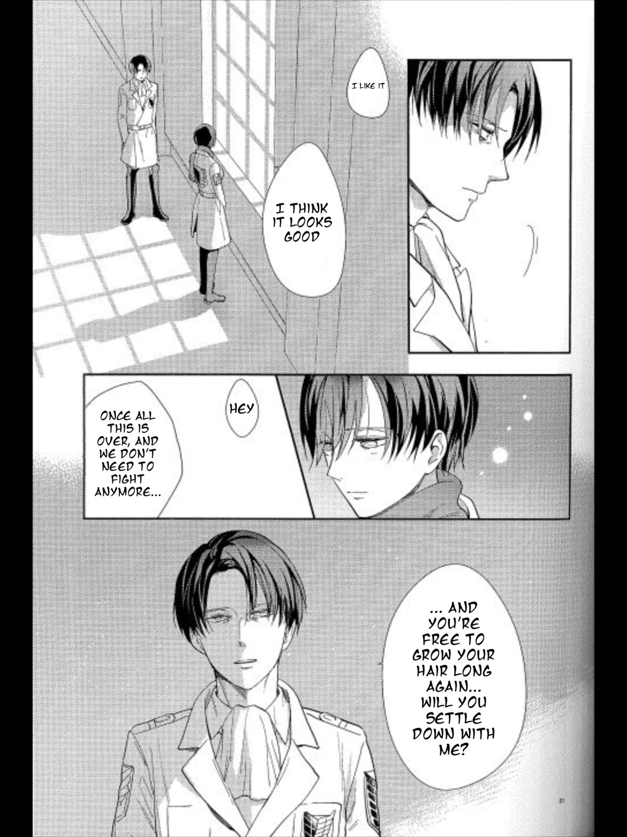 (C95) [Dissonance (Sakuragawa Naa)] Yuugou | Fusion (Shingeki no Kyojin) [English] image number 19