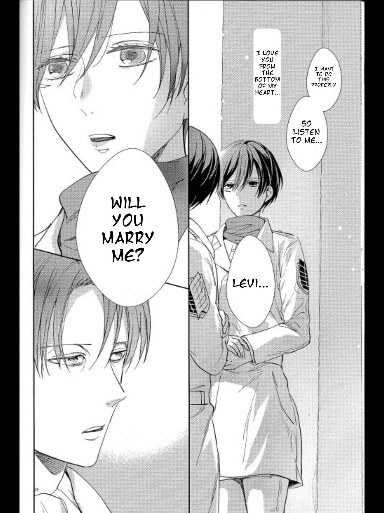 (C95) [Dissonance (Sakuragawa Naa)] Yuugou | Fusion (Shingeki no Kyojin) [English] image number 26