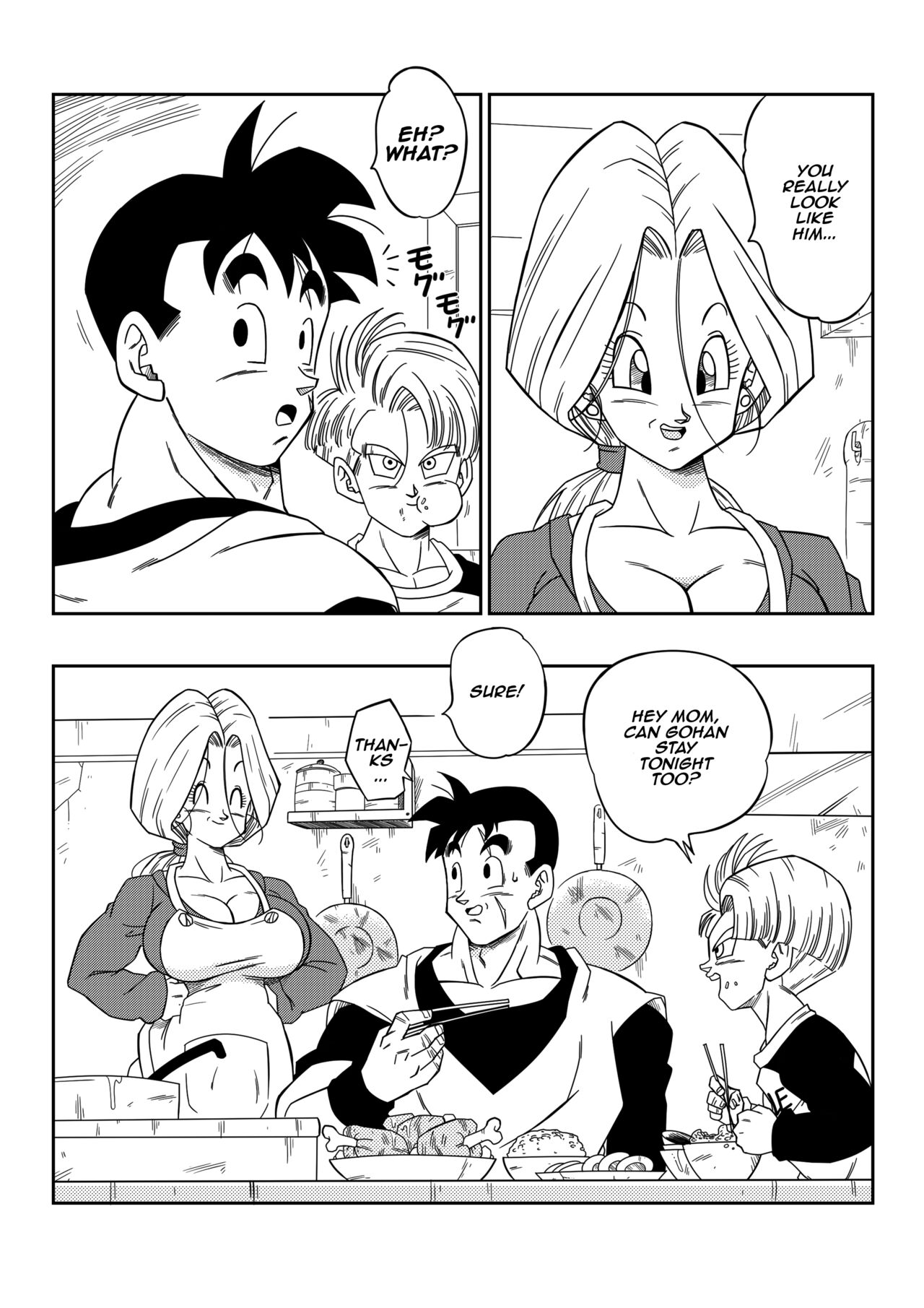 [Yamamoto] Lost of sex in this Future! - BULMA and GOHAN (Dragon Ball Z) [English] [Decensored] 画像番号 3