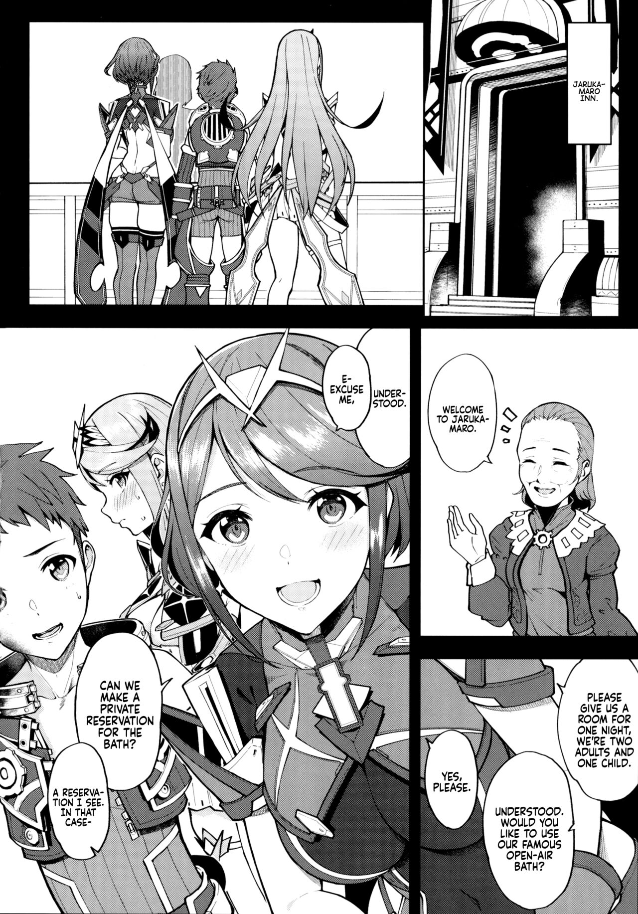 (C101) [Yuuki Nyuugyou (Yuuki Shin)] Yozora ni Kagayaku Tomoshibi | Lights Shining in the Night Sky (Xenoblade Chronicles 2) [English] [Coffedrug + RedLantern] [Decensored] numero di immagine  3