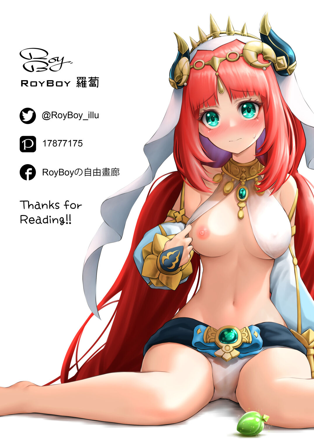 [RoyBoy Robo  (RoyBoy)] Ni Kaika - Nilou Bloom | 妮綻放 (Genshin Impact) [Chinese] [Decensored] [Digital] изображение № 24