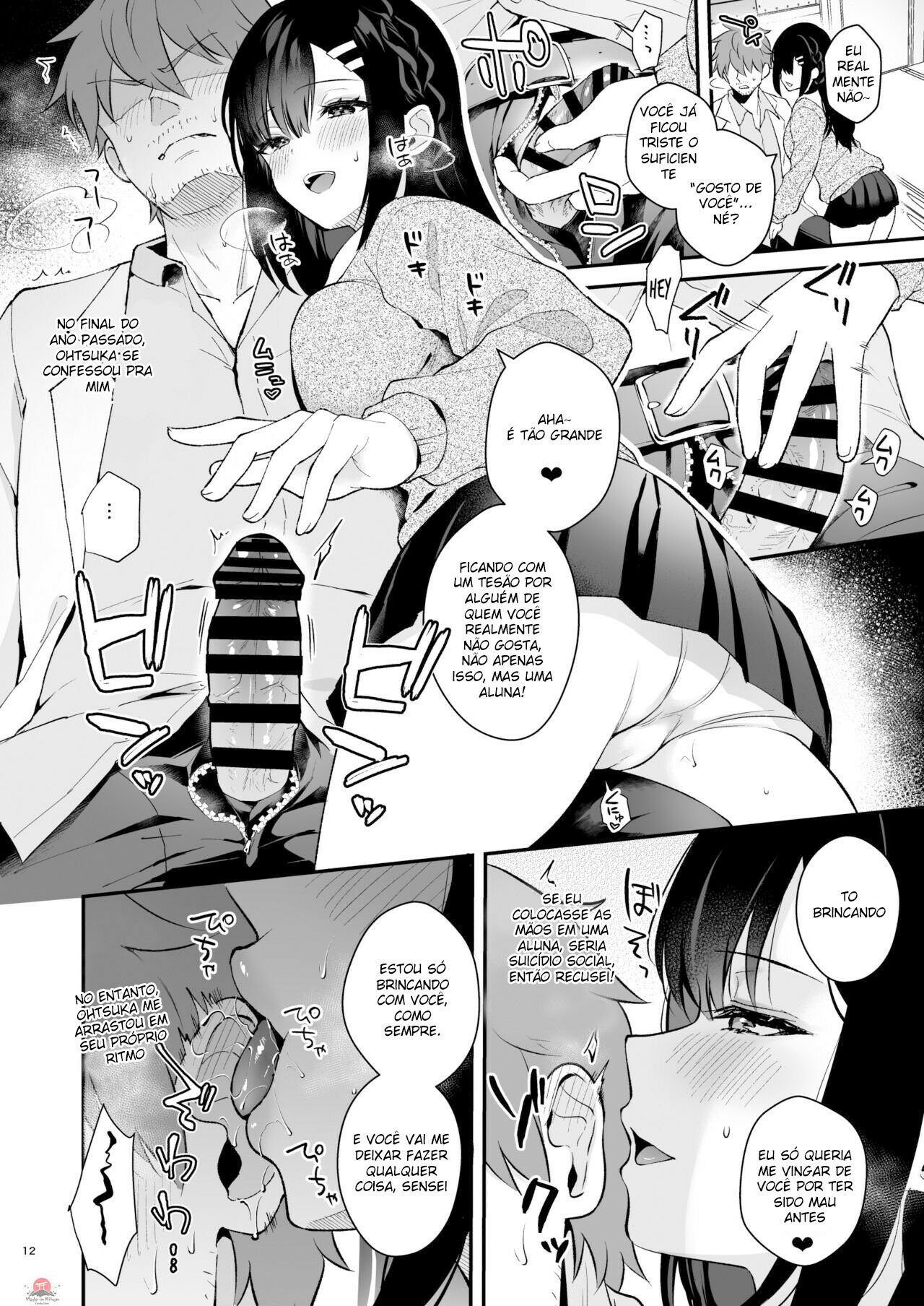 [Calm White (Mashiro Shirako)] Sensei, Sukidesu -Sensei x Oshiego Soushuuhen- (Ch. 1) [pt-BR] [Mr_CheetosBr] - Bakai.org Bildnummer 12