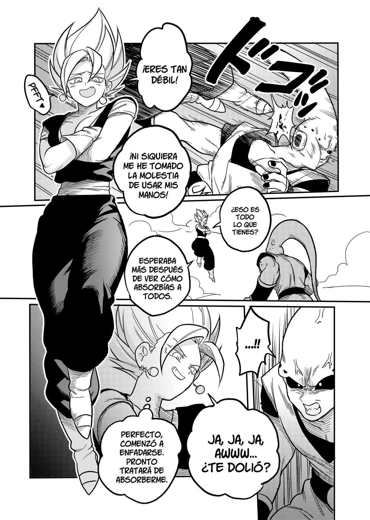 [Fuka] Tada no Zako Majin na no ni... (Dragon Ball Z) [Spanish] [Lanerte] [Digital] numero di immagine  3