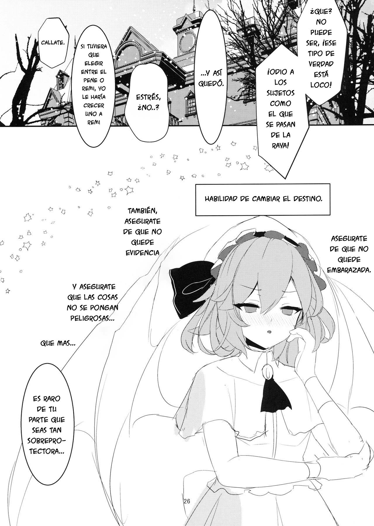 (C97) [Hiyayakko (SINKAI)] Izayoi Sakuya Kaihou Saimin (Touhou Project) [Spanish]  [FumoScan] numero di immagine  25